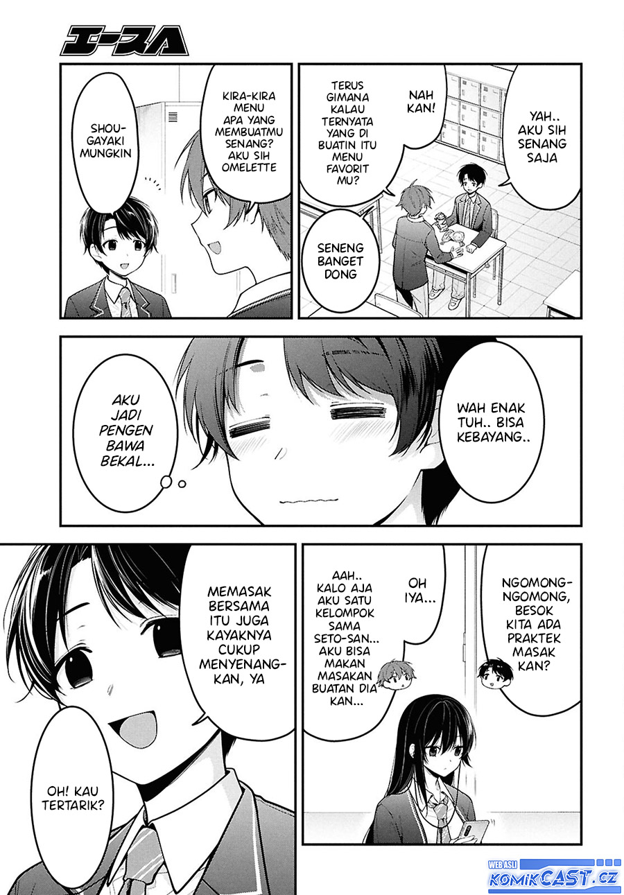 Tonari no Seki no Yankee Shimizu-san ga Kami o Kuroku Sometekita Chapter 02 Gambar 4