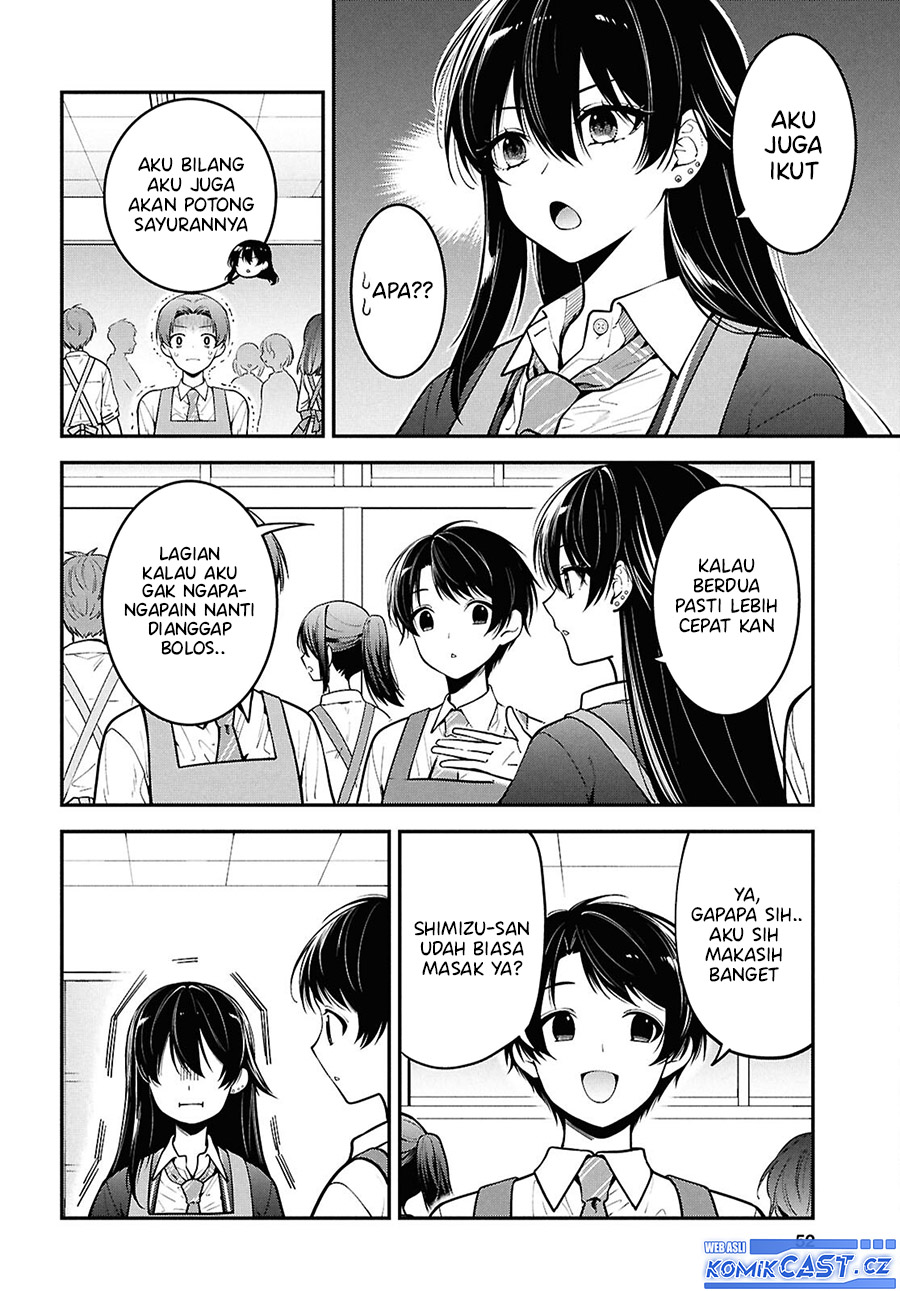 Tonari no Seki no Yankee Shimizu-san ga Kami o Kuroku Sometekita Chapter 02 Gambar 9