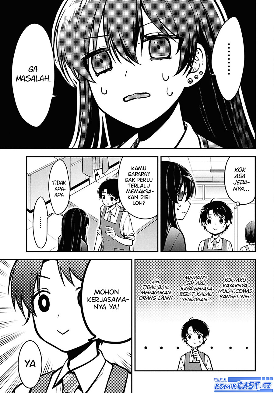 Tonari no Seki no Yankee Shimizu-san ga Kami o Kuroku Sometekita Chapter 02 Gambar 10