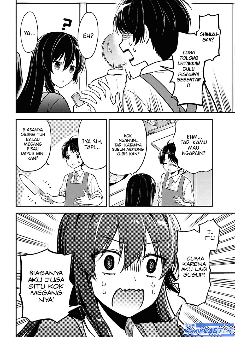 Tonari no Seki no Yankee Shimizu-san ga Kami o Kuroku Sometekita Chapter 02 Gambar 13