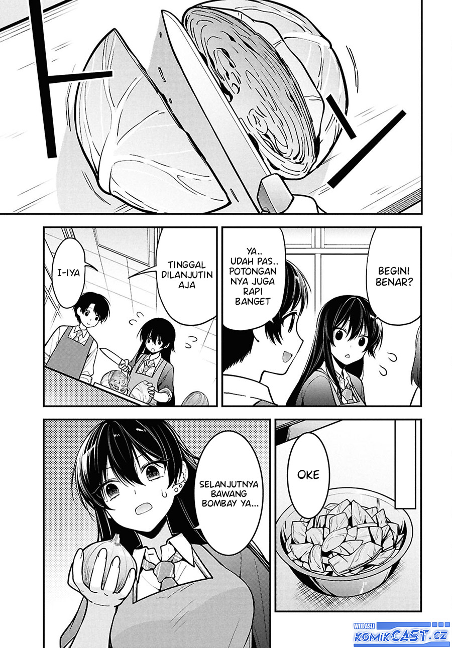 Tonari no Seki no Yankee Shimizu-san ga Kami o Kuroku Sometekita Chapter 02 Gambar 16