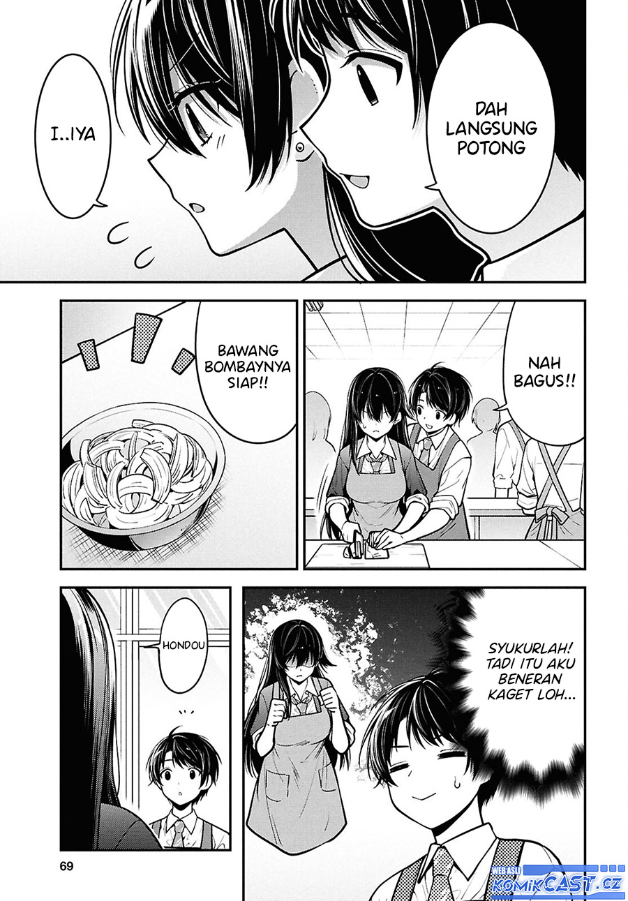 Tonari no Seki no Yankee Shimizu-san ga Kami o Kuroku Sometekita Chapter 02 Gambar 26