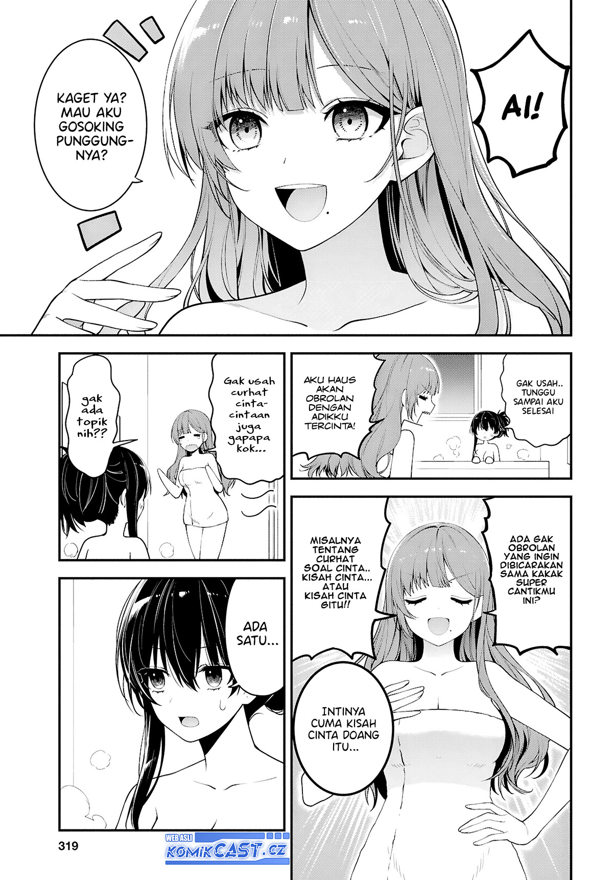 Tonari no Seki no Yankee Shimizu-san ga Kami o Kuroku Sometekita Chapter 03 Gambar 6