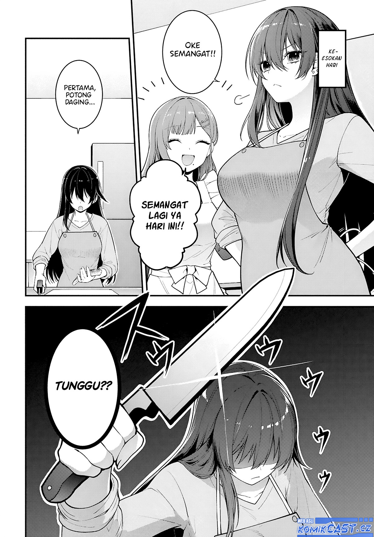 Tonari no Seki no Yankee Shimizu-san ga Kami o Kuroku Sometekita Chapter 03 Gambar 9