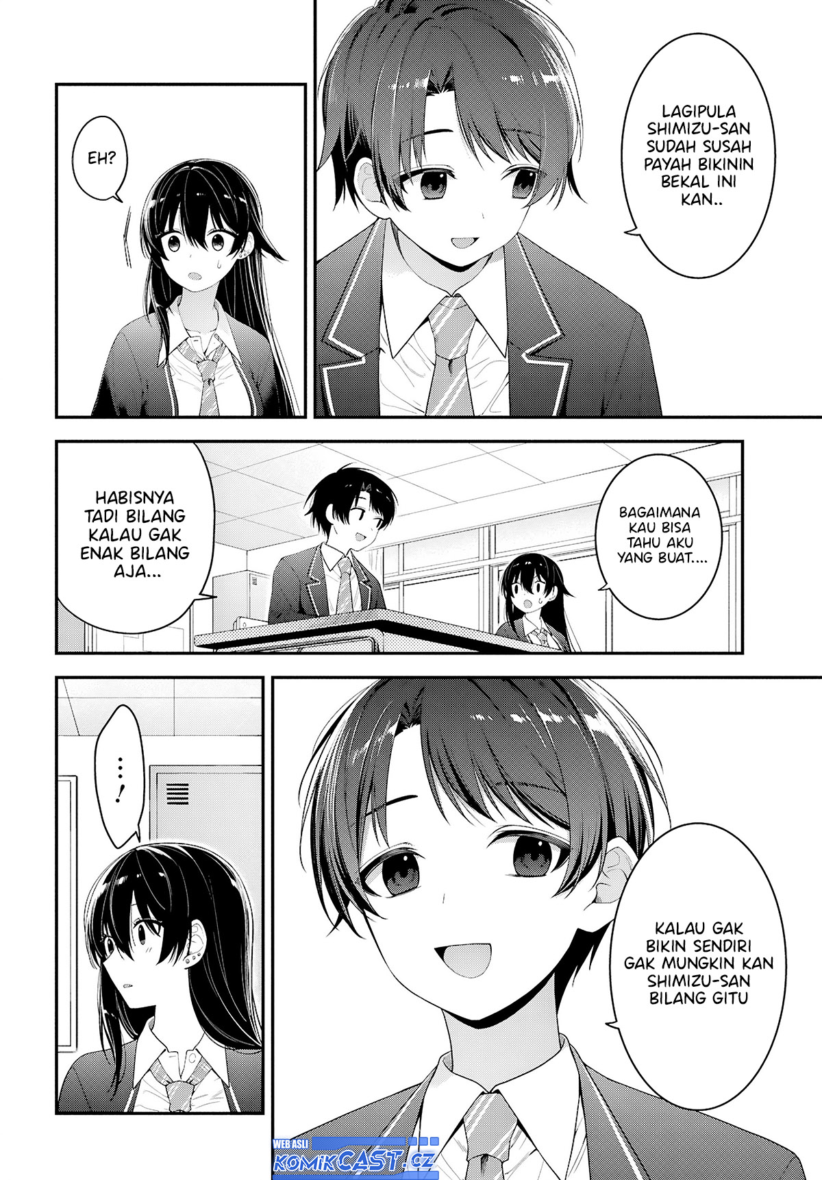 Tonari no Seki no Yankee Shimizu-san ga Kami o Kuroku Sometekita Chapter 03 Gambar 25