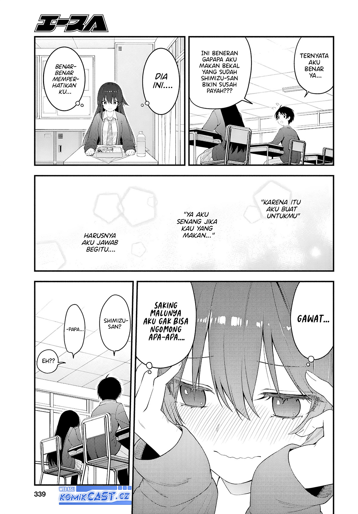 Tonari no Seki no Yankee Shimizu-san ga Kami o Kuroku Sometekita Chapter 03 Gambar 26