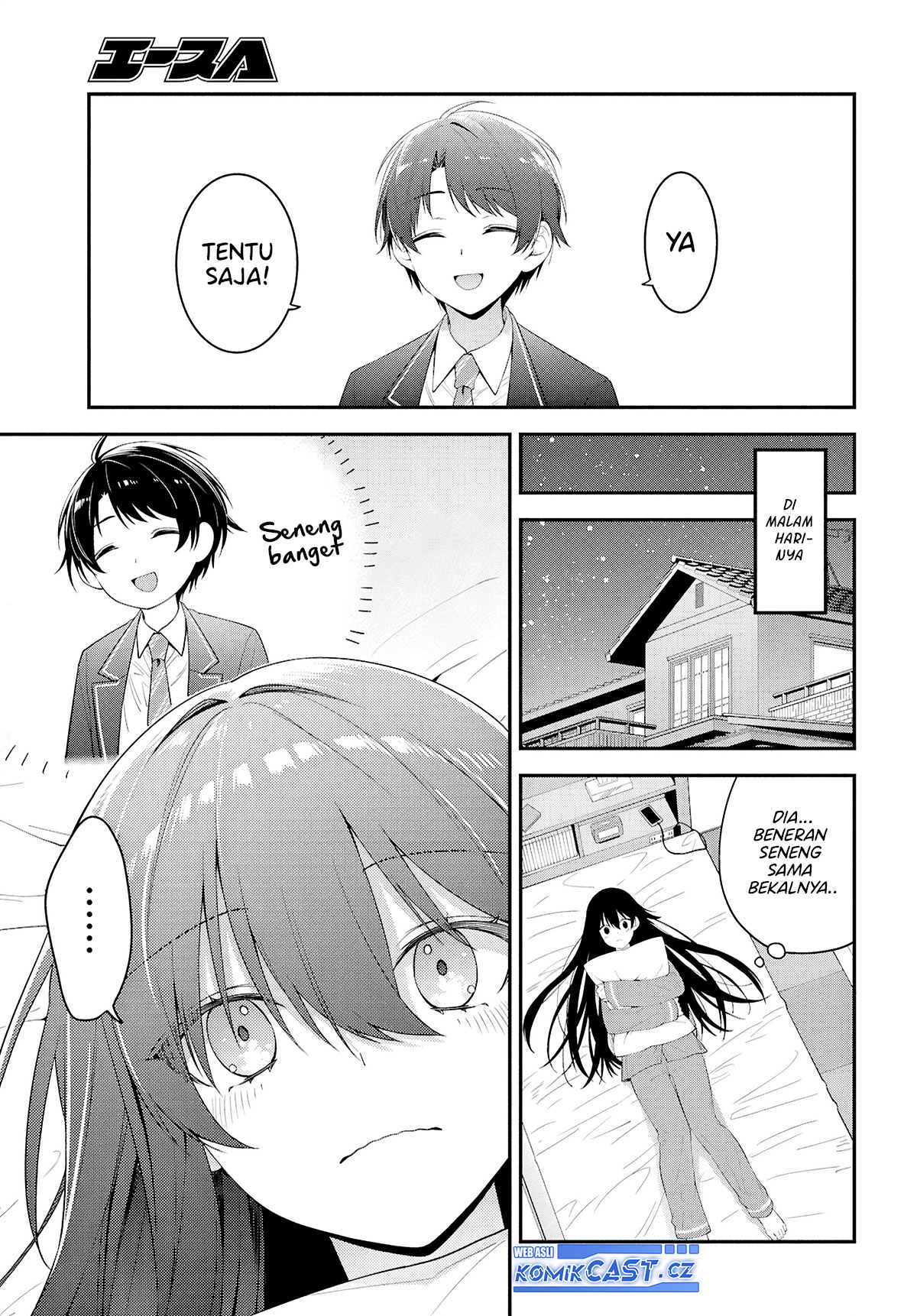 Tonari no Seki no Yankee Shimizu-san ga Kami o Kuroku Sometekita Chapter 03 Gambar 33