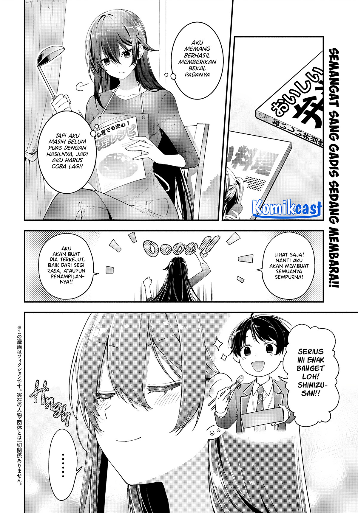 Tonari no Seki no Yankee Shimizu-san ga Kami o Kuroku Sometekita Chapter 04 Fix Gambar 3