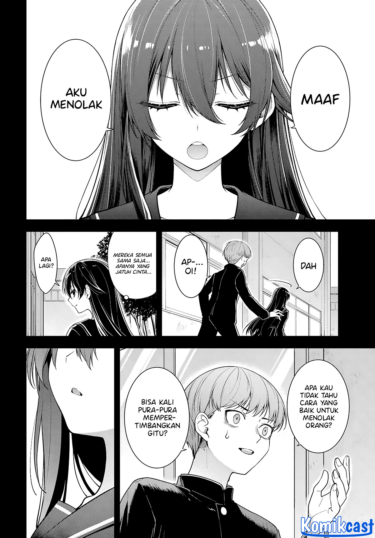 Tonari no Seki no Yankee Shimizu-san ga Kami o Kuroku Sometekita Chapter 04 Fix Gambar 11