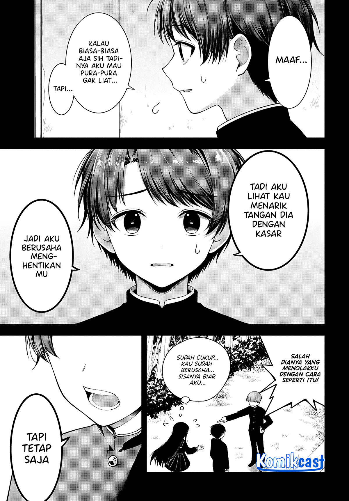 Tonari no Seki no Yankee Shimizu-san ga Kami o Kuroku Sometekita Chapter 04 Fix Gambar 15