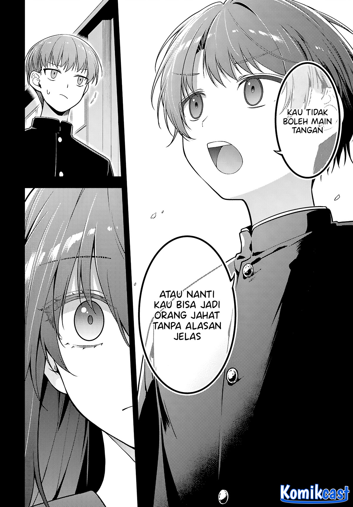 Tonari no Seki no Yankee Shimizu-san ga Kami o Kuroku Sometekita Chapter 04 Fix Gambar 16
