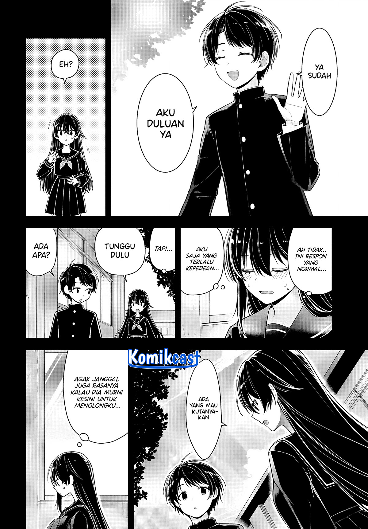 Tonari no Seki no Yankee Shimizu-san ga Kami o Kuroku Sometekita Chapter 04 Fix Gambar 18