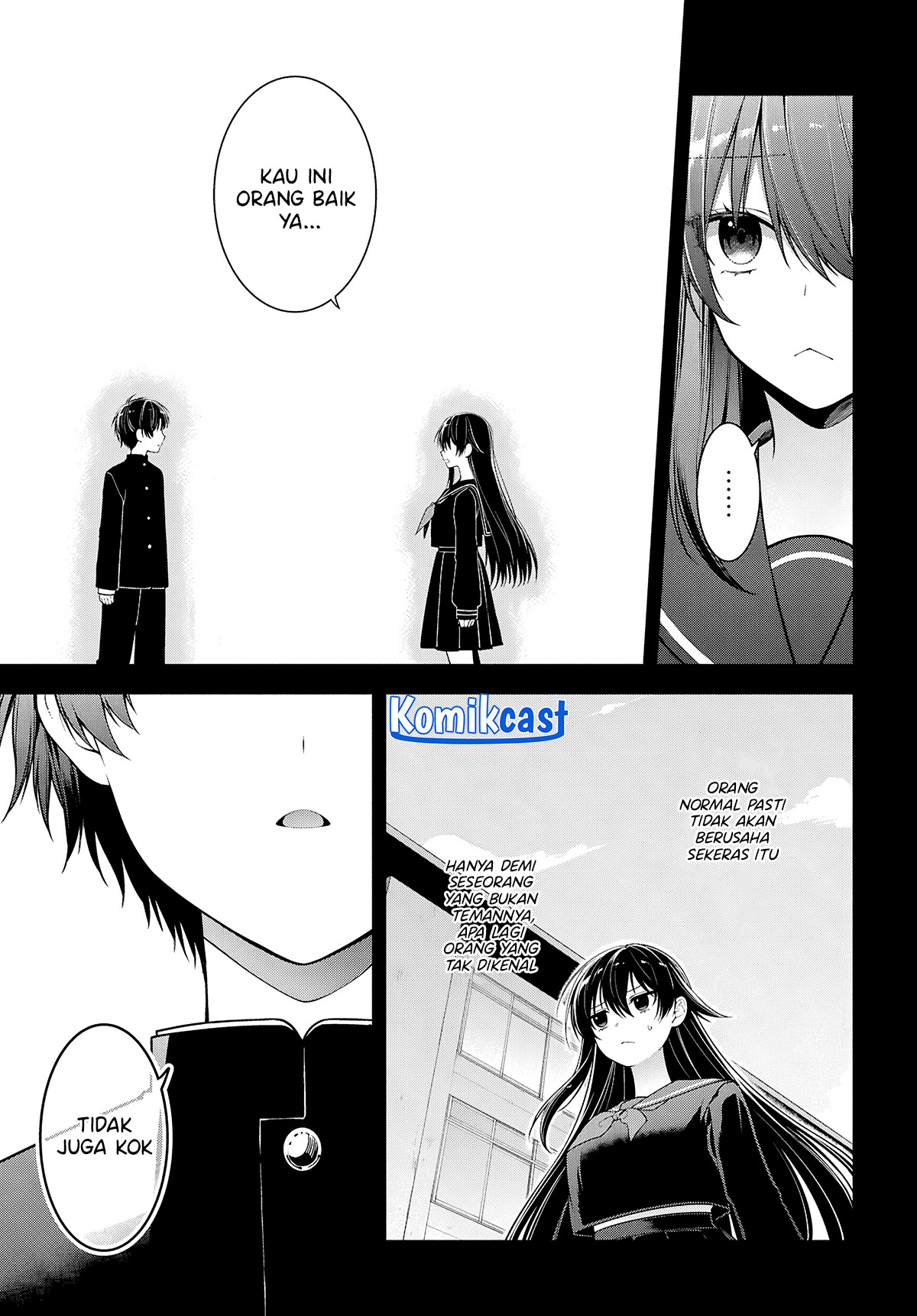 Tonari no Seki no Yankee Shimizu-san ga Kami o Kuroku Sometekita Chapter 04 Fix Gambar 21