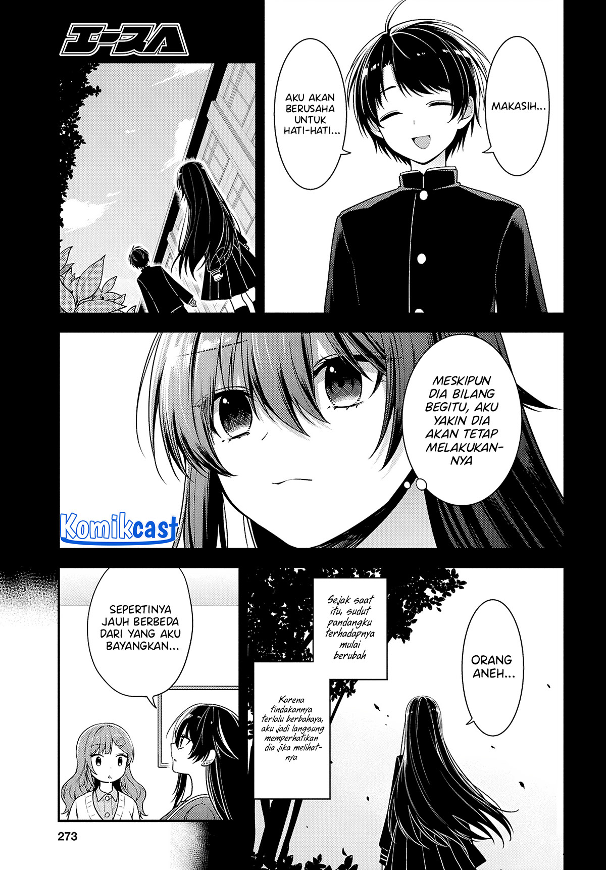 Tonari no Seki no Yankee Shimizu-san ga Kami o Kuroku Sometekita Chapter 04 Fix Gambar 26