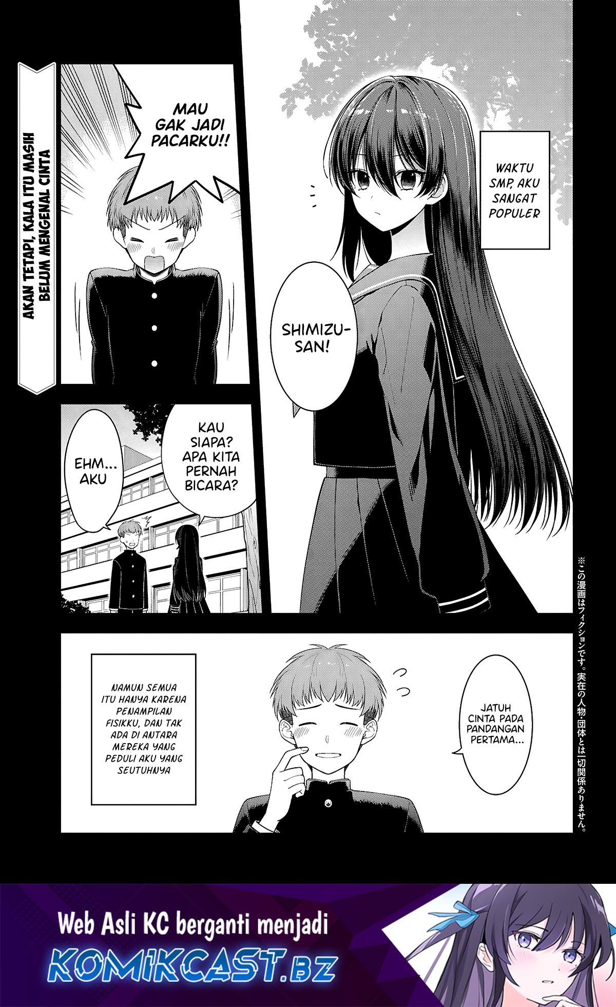 Tonari no Seki no Yankee Shimizu-san ga Kami o Kuroku Sometekita Chapter 05 Fix Gambar 2