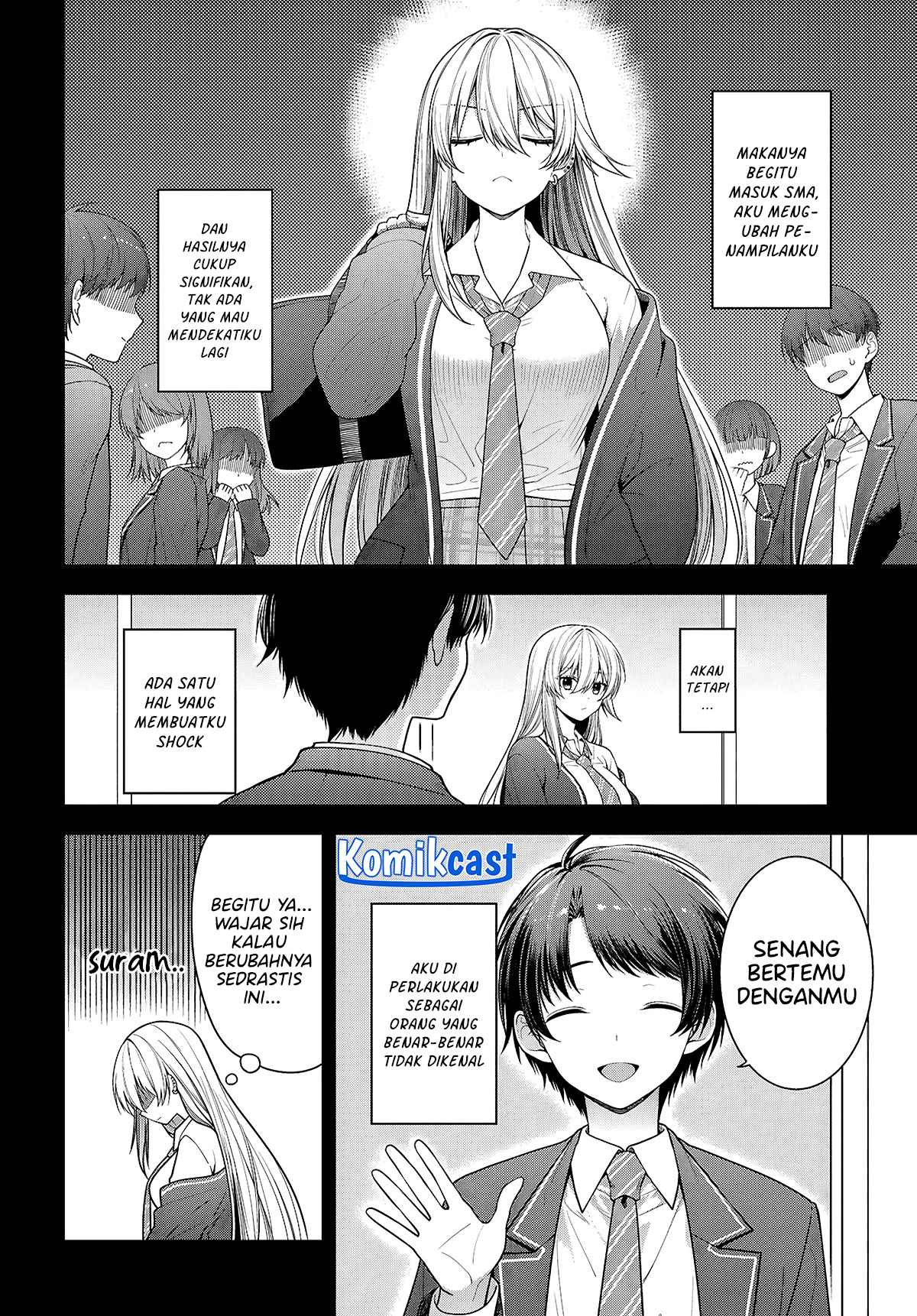 Tonari no Seki no Yankee Shimizu-san ga Kami o Kuroku Sometekita Chapter 05 Fix Gambar 3