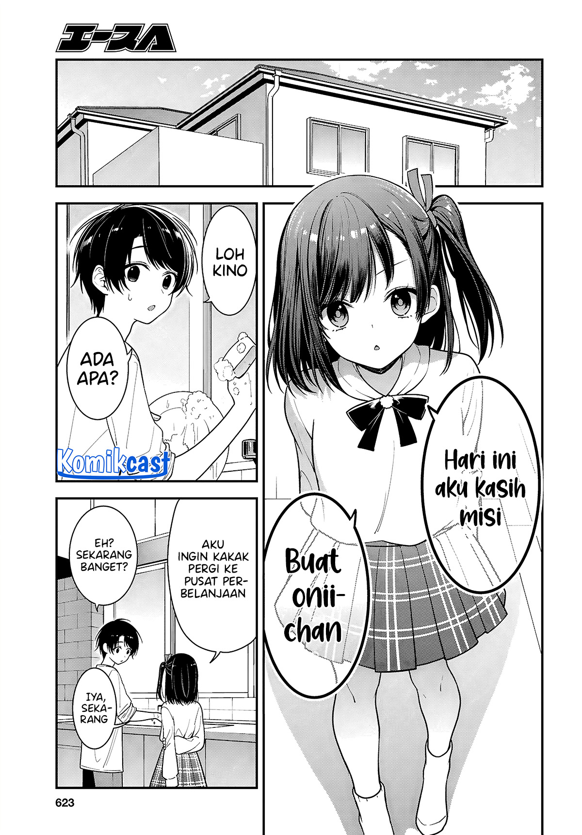 Tonari no Seki no Yankee Shimizu-san ga Kami o Kuroku Sometekita Chapter 05 Fix Gambar 8