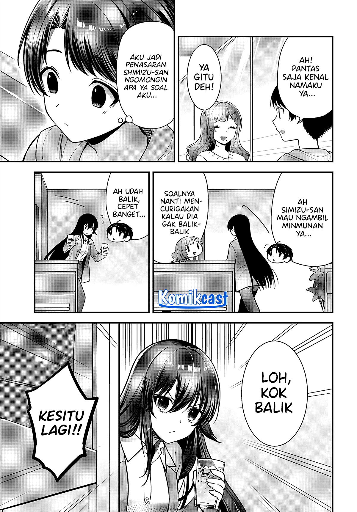 Tonari no Seki no Yankee Shimizu-san ga Kami o Kuroku Sometekita Chapter 05 Fix Gambar 18