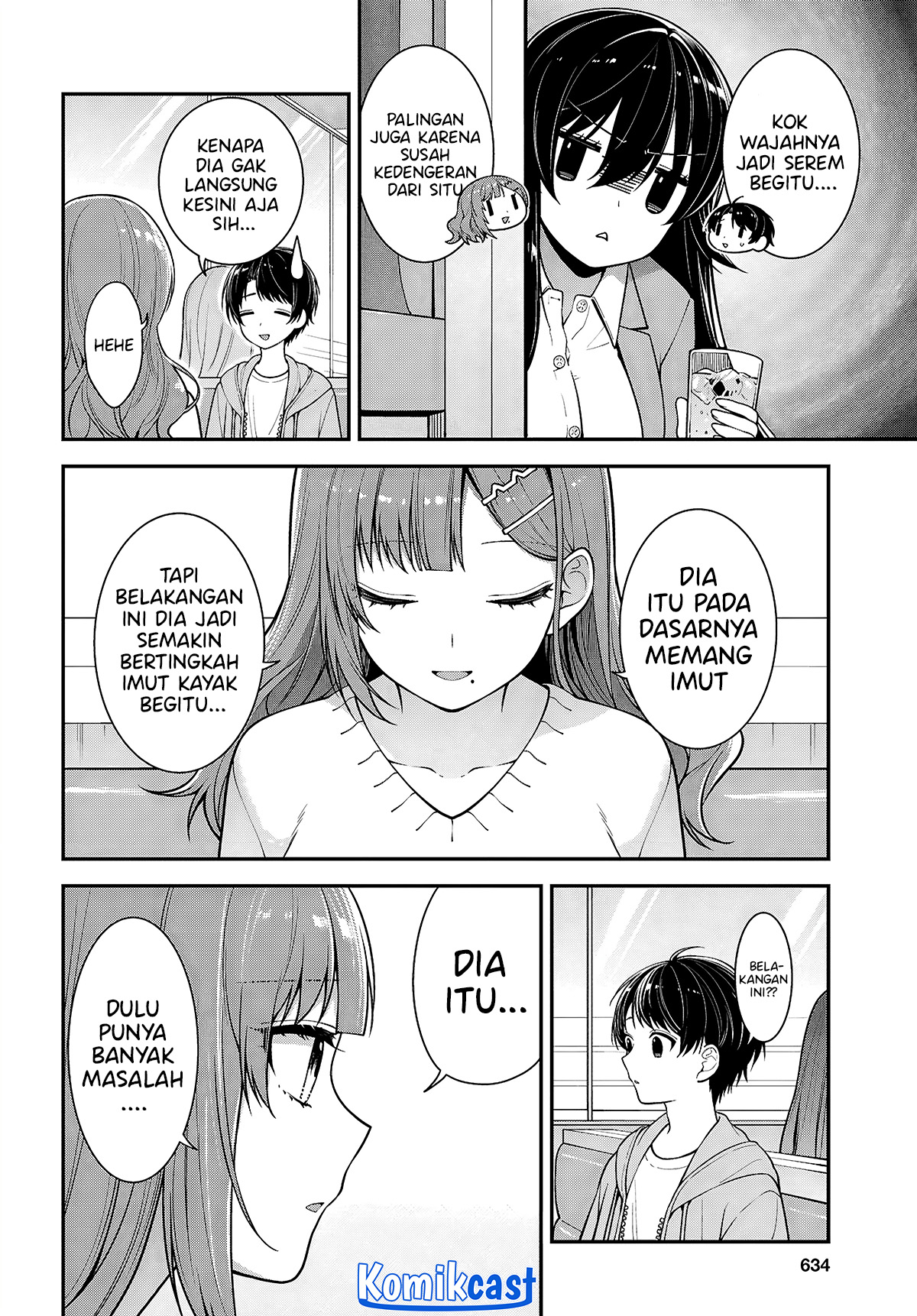Tonari no Seki no Yankee Shimizu-san ga Kami o Kuroku Sometekita Chapter 05 Fix Gambar 19