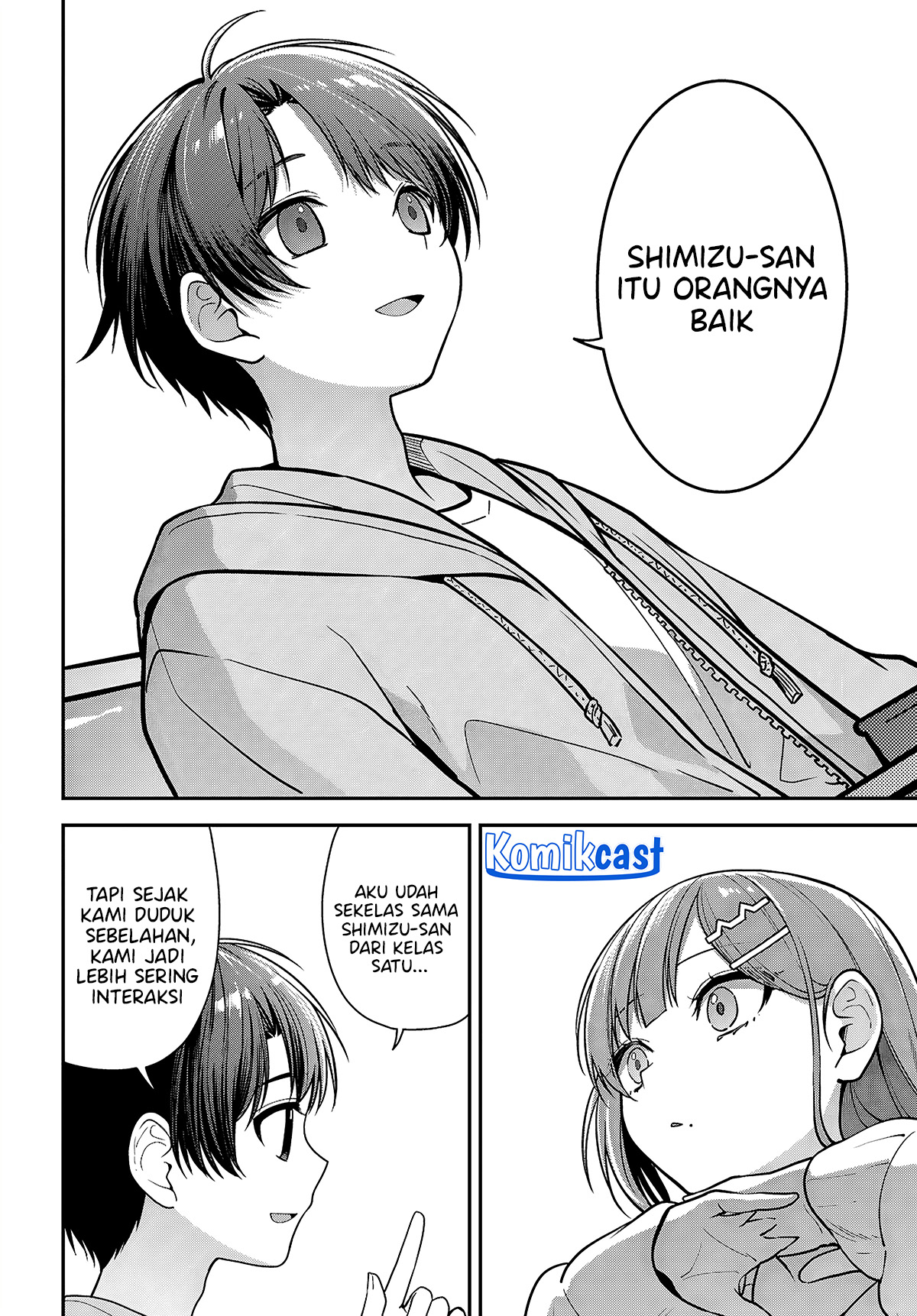 Tonari no Seki no Yankee Shimizu-san ga Kami o Kuroku Sometekita Chapter 05 Fix Gambar 23