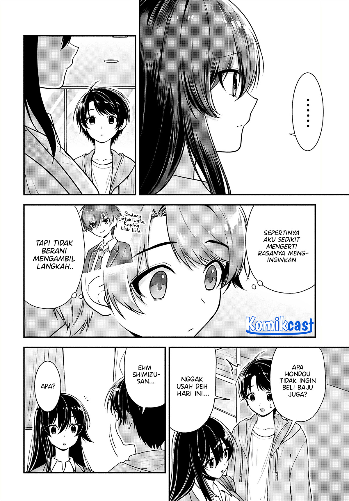 Tonari no Seki no Yankee Shimizu-san ga Kami o Kuroku Sometekita Chapter 06 Gambar 7