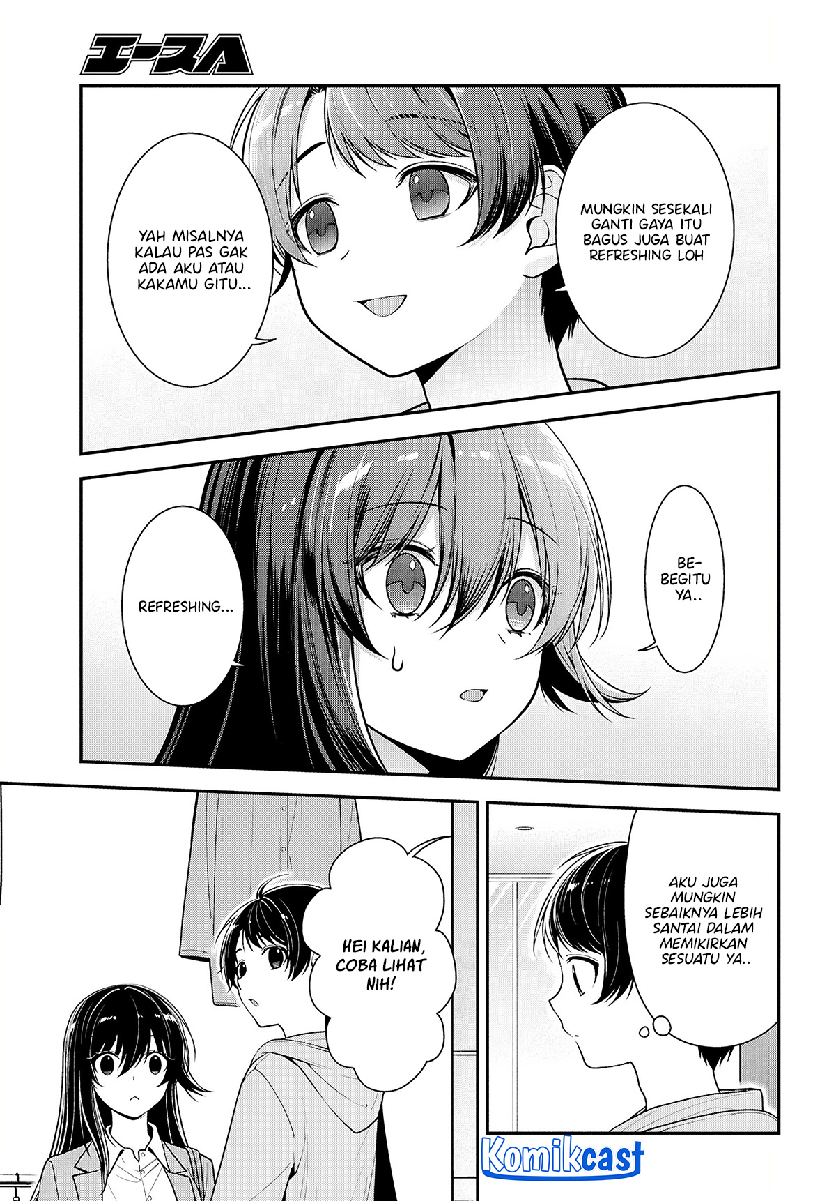 Tonari no Seki no Yankee Shimizu-san ga Kami o Kuroku Sometekita Chapter 06 Gambar 8