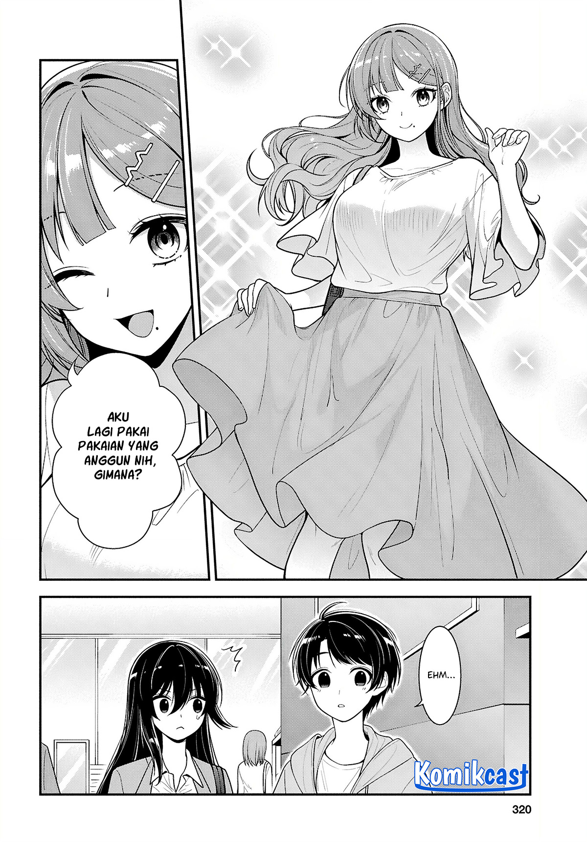 Tonari no Seki no Yankee Shimizu-san ga Kami o Kuroku Sometekita Chapter 06 Gambar 9