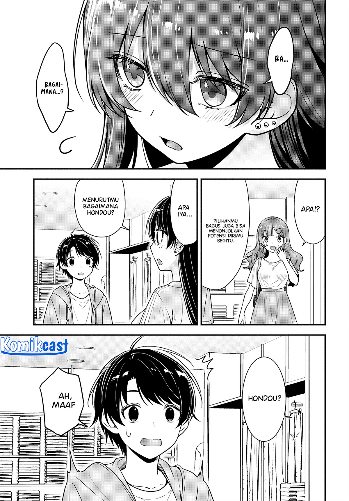 Tonari no Seki no Yankee Shimizu-san ga Kami o Kuroku Sometekita Chapter 06 Gambar 17