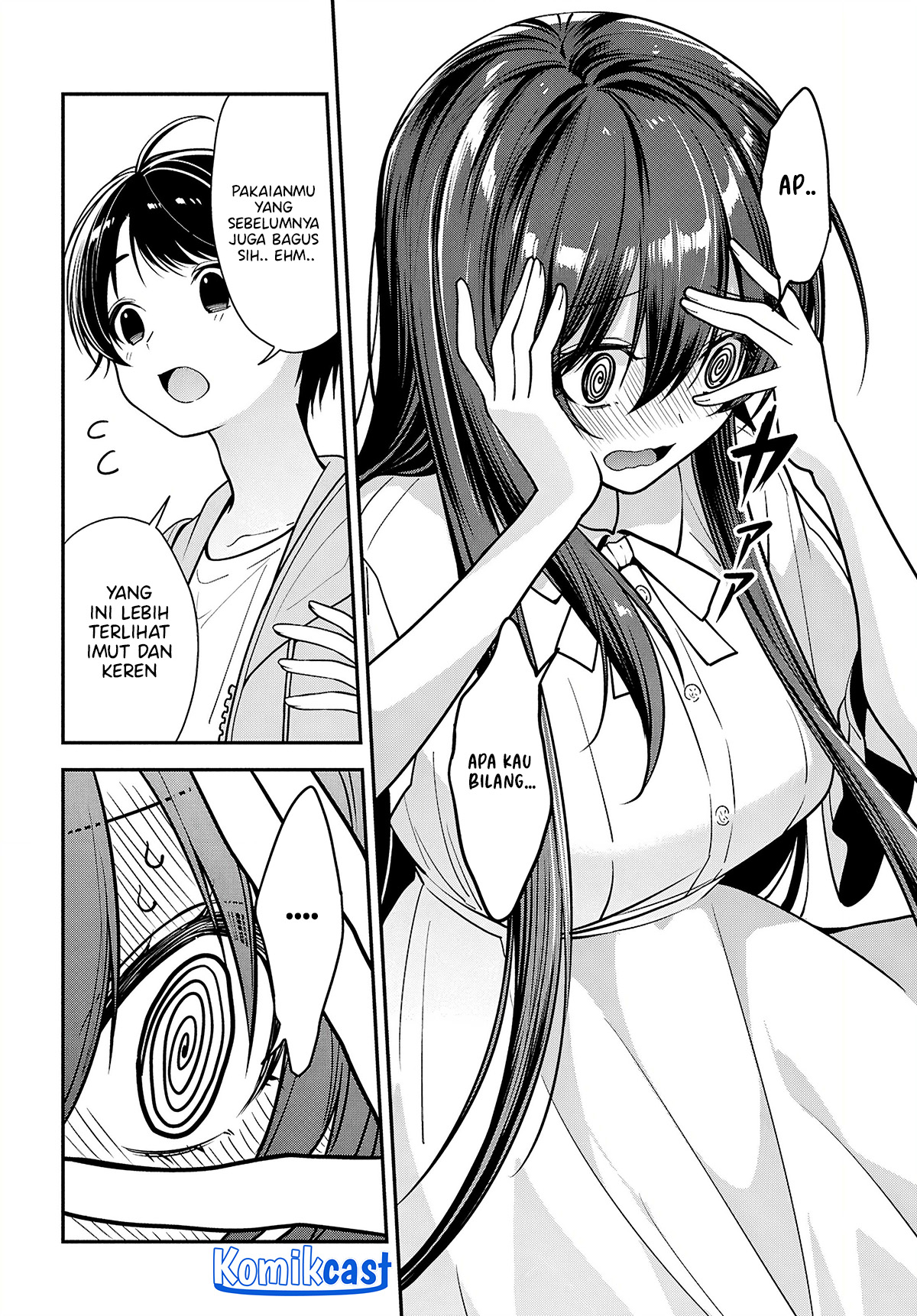 Tonari no Seki no Yankee Shimizu-san ga Kami o Kuroku Sometekita Chapter 06 Gambar 20