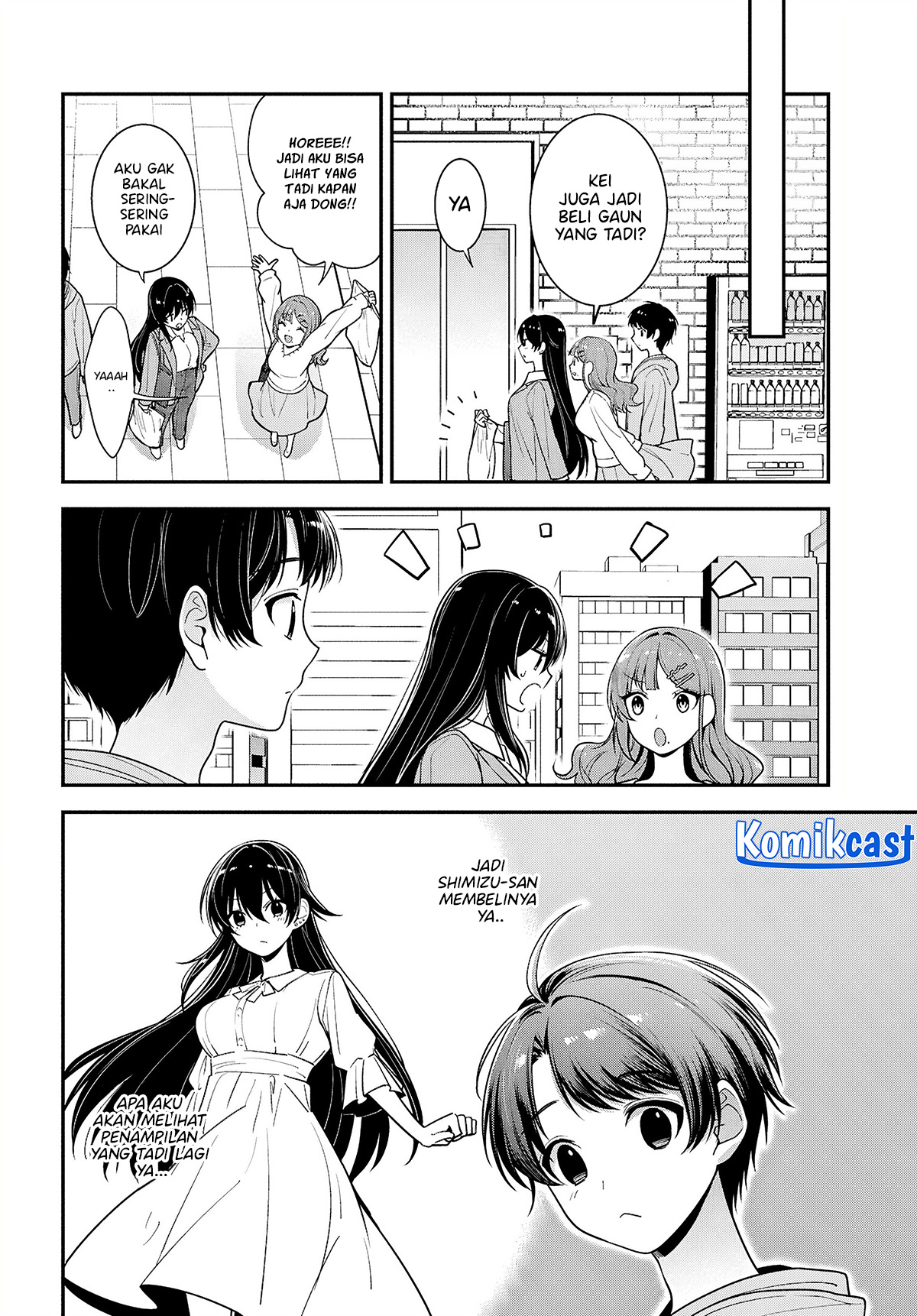 Tonari no Seki no Yankee Shimizu-san ga Kami o Kuroku Sometekita Chapter 06 Gambar 22