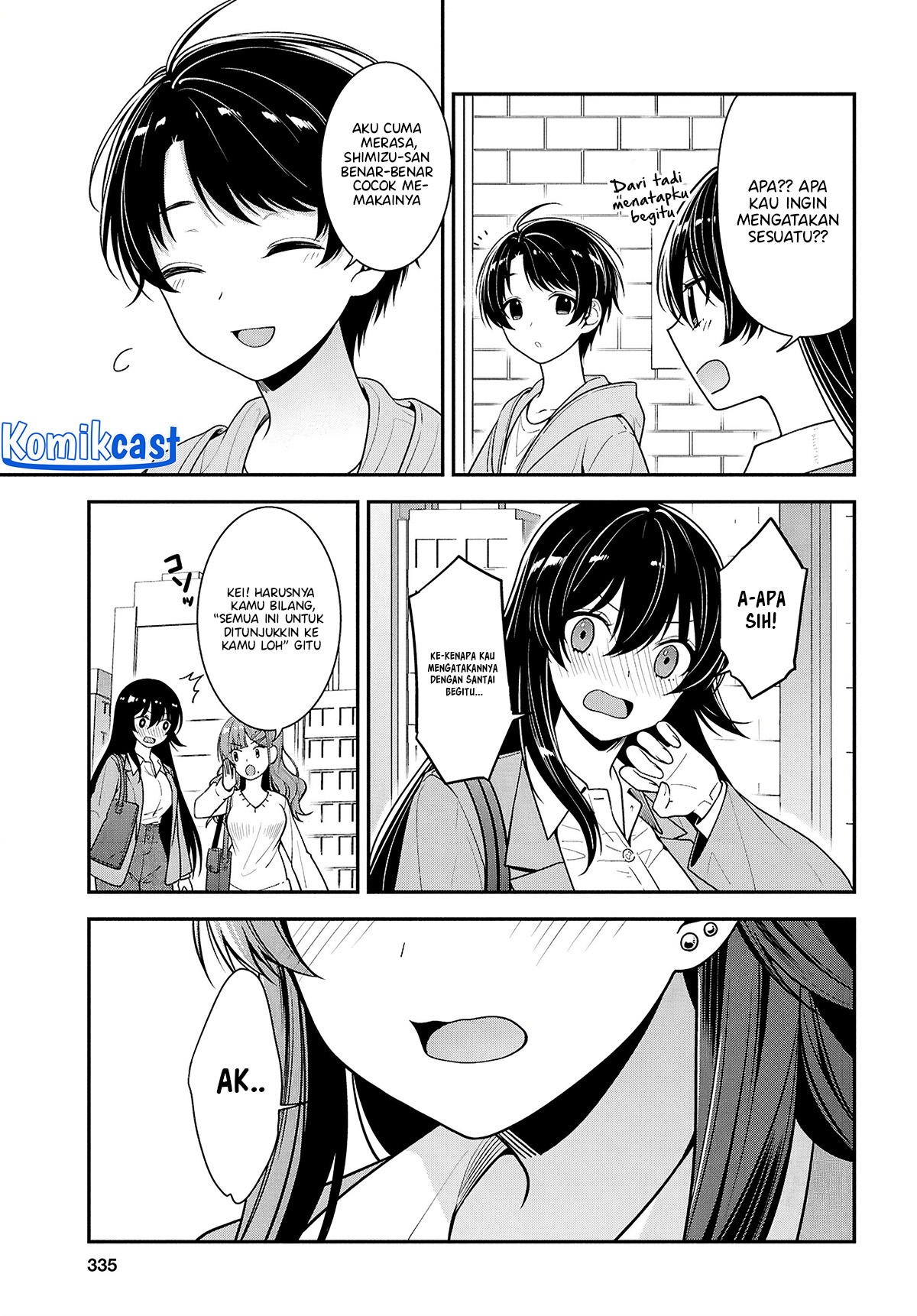 Tonari no Seki no Yankee Shimizu-san ga Kami o Kuroku Sometekita Chapter 06 Gambar 23