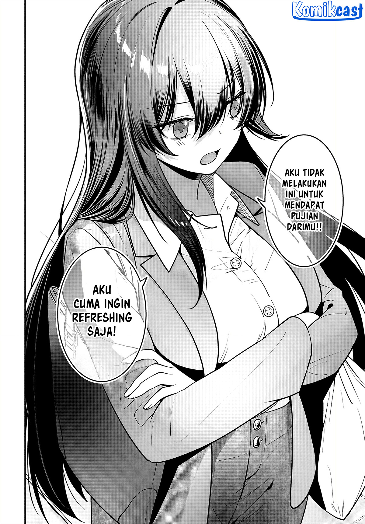 Tonari no Seki no Yankee Shimizu-san ga Kami o Kuroku Sometekita Chapter 06 Gambar 24