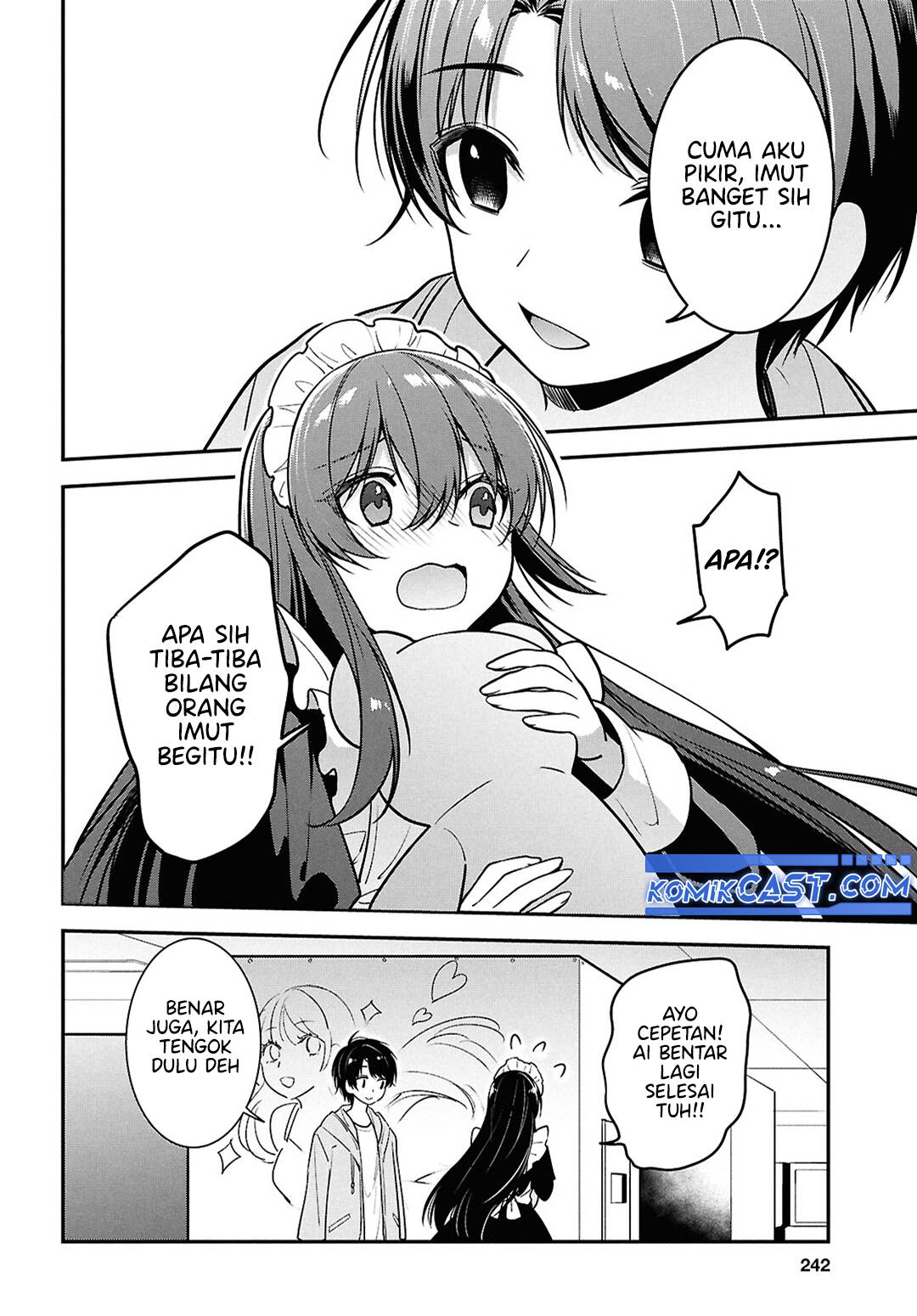 Tonari no Seki no Yankee Shimizu-san ga Kami o Kuroku Sometekita Chapter 07 Gambar 32