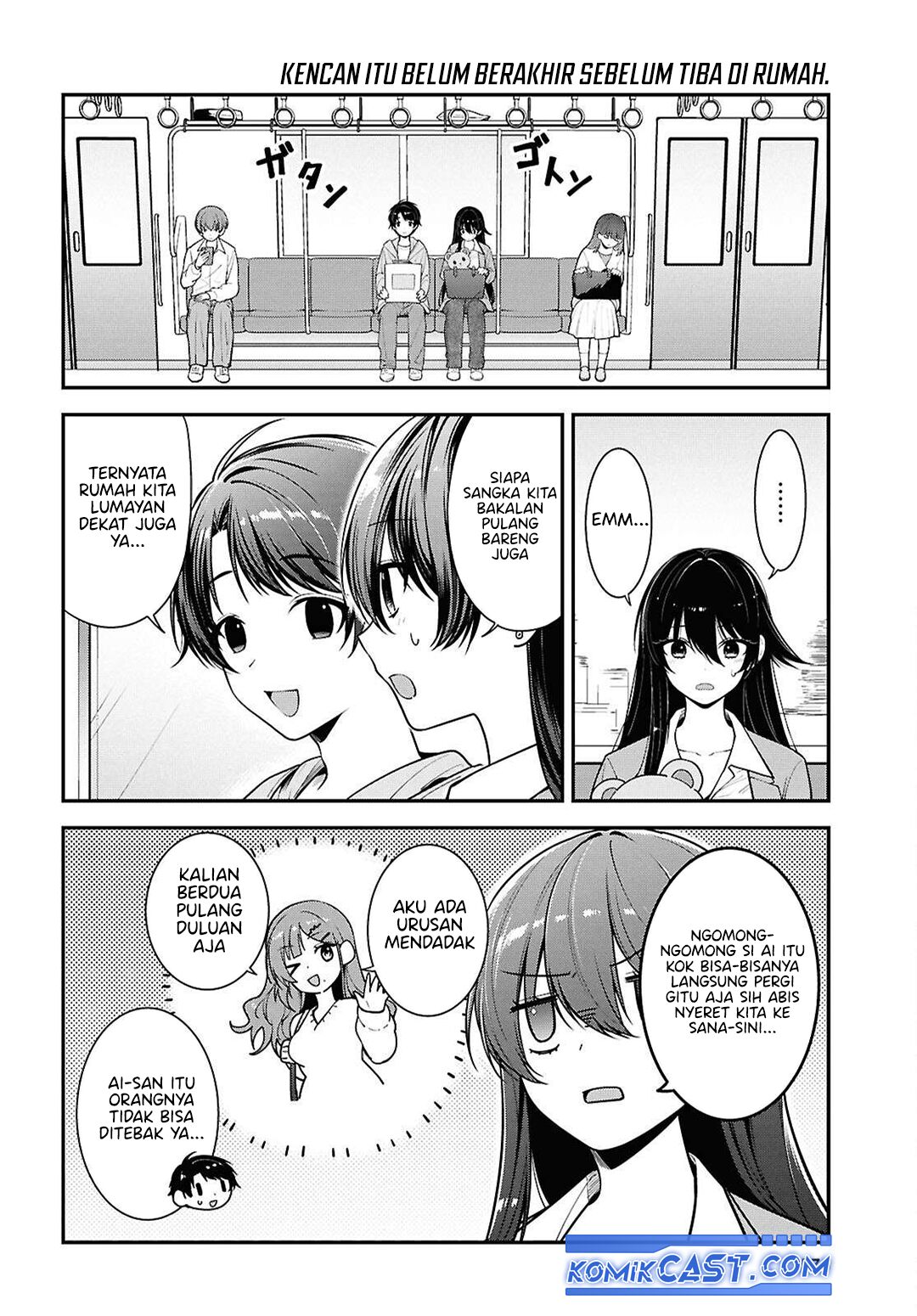 Tonari no Seki no Yankee Shimizu-san ga Kami o Kuroku Sometekita Chapter 08 Gambar 3