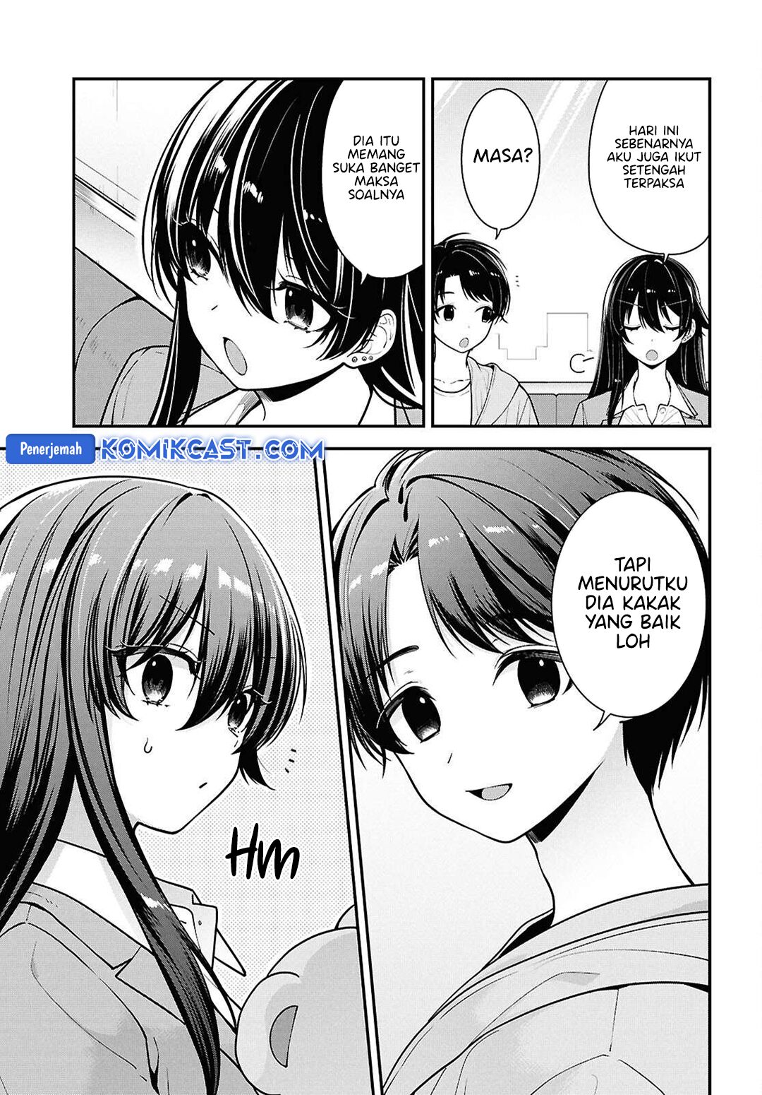 Tonari no Seki no Yankee Shimizu-san ga Kami o Kuroku Sometekita Chapter 08 Gambar 4