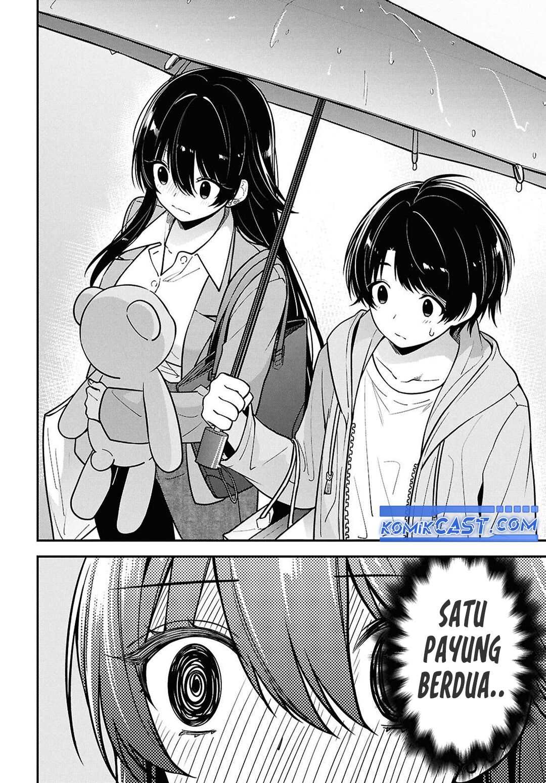 Tonari no Seki no Yankee Shimizu-san ga Kami o Kuroku Sometekita Chapter 08 Gambar 13