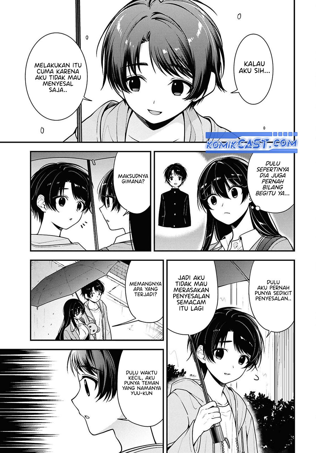 Tonari no Seki no Yankee Shimizu-san ga Kami o Kuroku Sometekita Chapter 08 Gambar 16