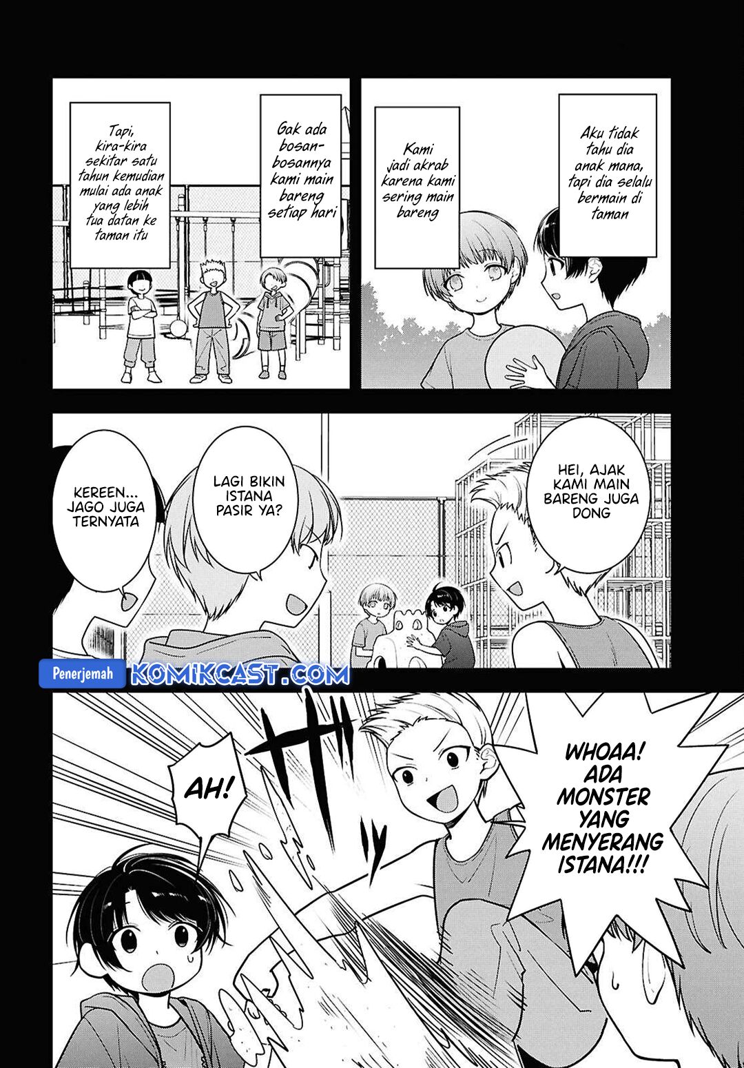 Tonari no Seki no Yankee Shimizu-san ga Kami o Kuroku Sometekita Chapter 08 Gambar 17
