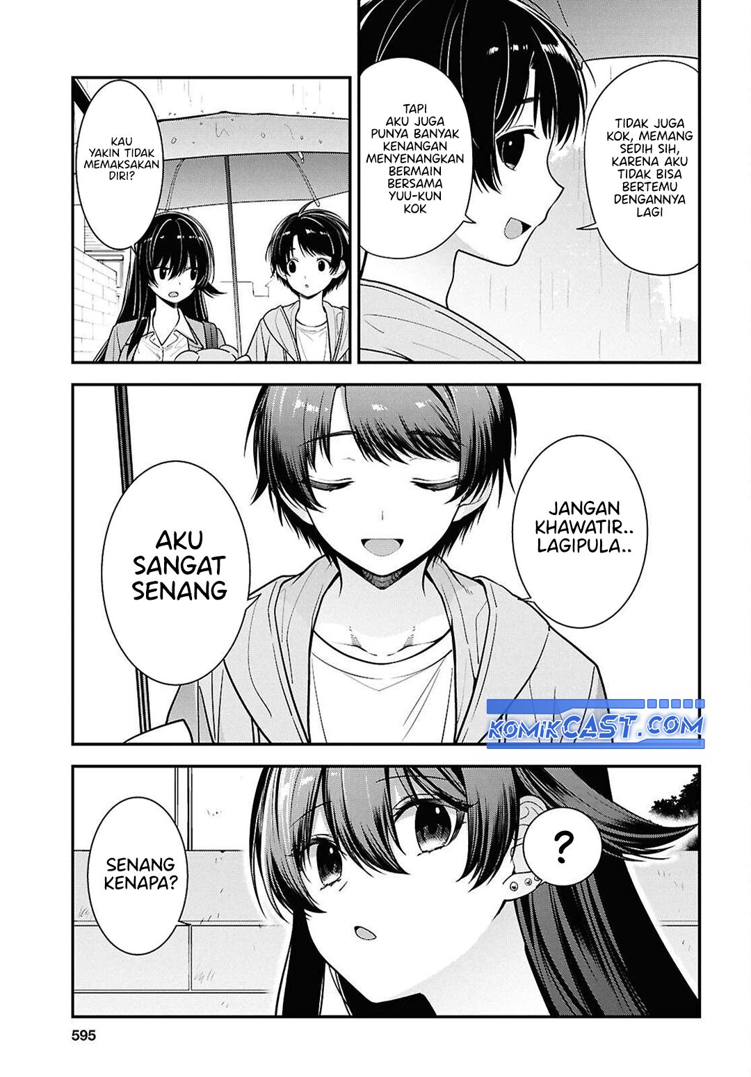 Tonari no Seki no Yankee Shimizu-san ga Kami o Kuroku Sometekita Chapter 08 Gambar 22