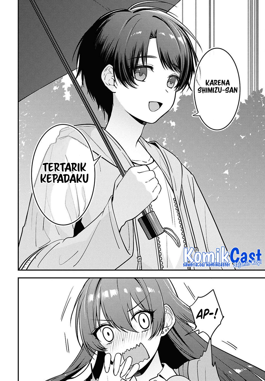 Tonari no Seki no Yankee Shimizu-san ga Kami o Kuroku Sometekita Chapter 08 Gambar 23