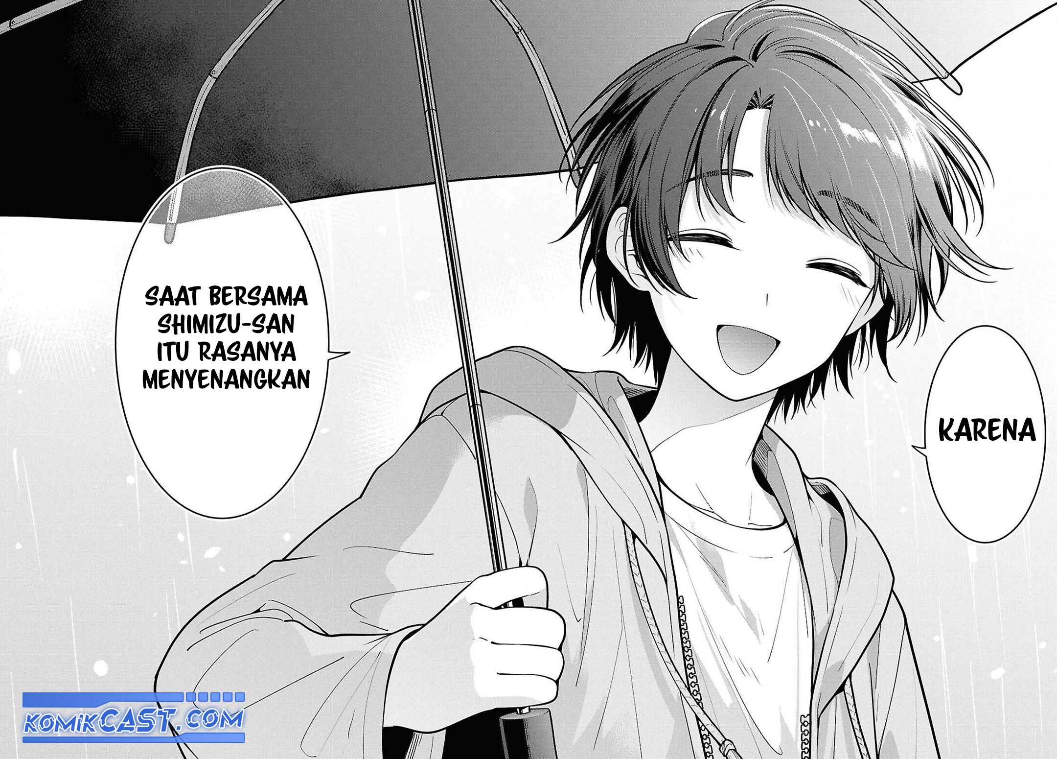 Tonari no Seki no Yankee Shimizu-san ga Kami o Kuroku Sometekita Chapter 08 Gambar 25