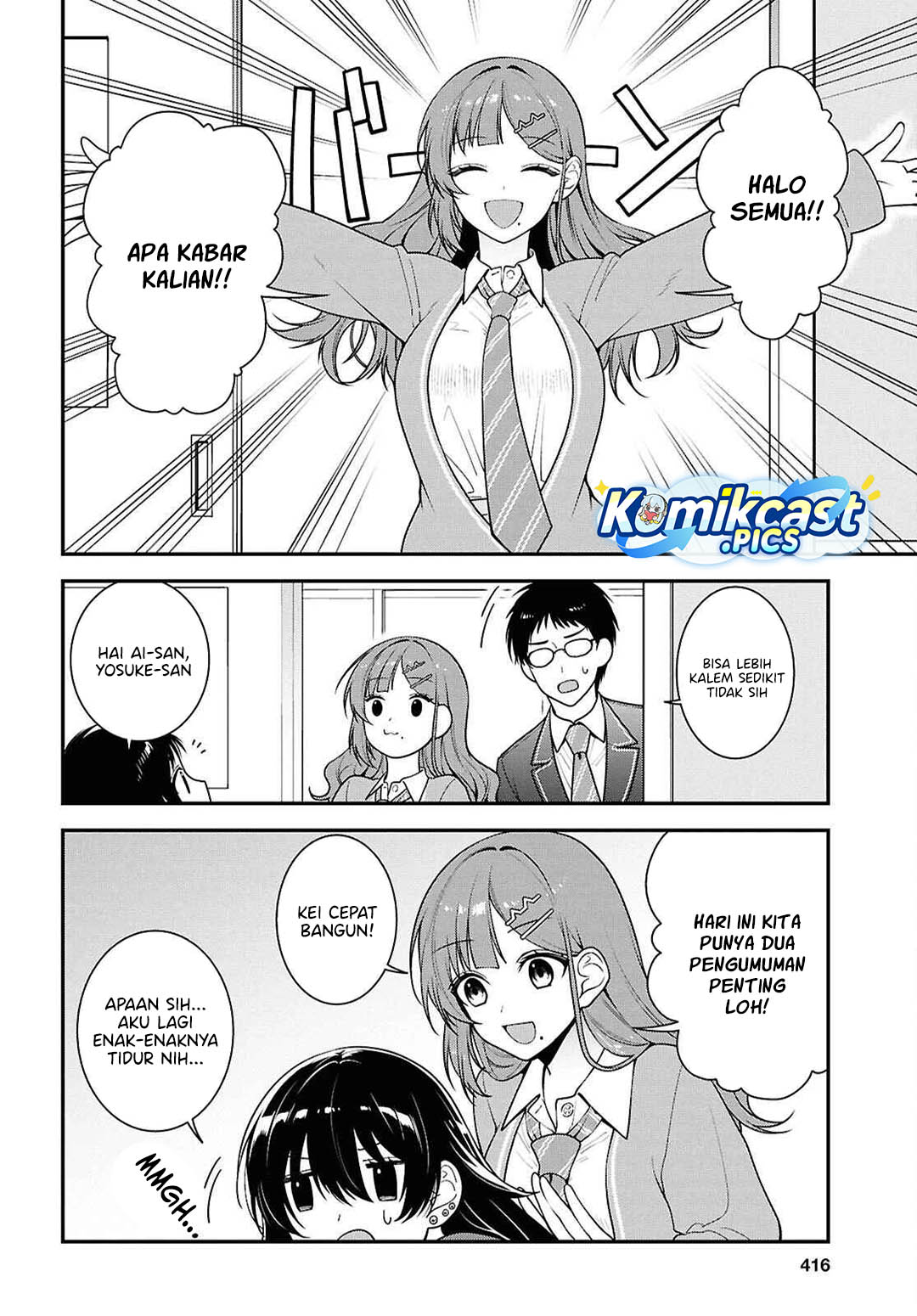 Tonari no Seki no Yankee Shimizu-san ga Kami o Kuroku Sometekita Chapter 12 Gambar 7