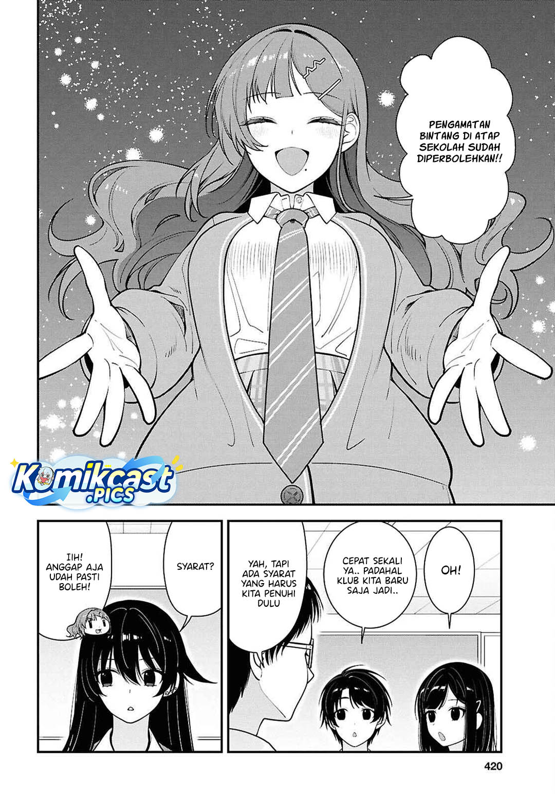Tonari no Seki no Yankee Shimizu-san ga Kami o Kuroku Sometekita Chapter 12 Gambar 11