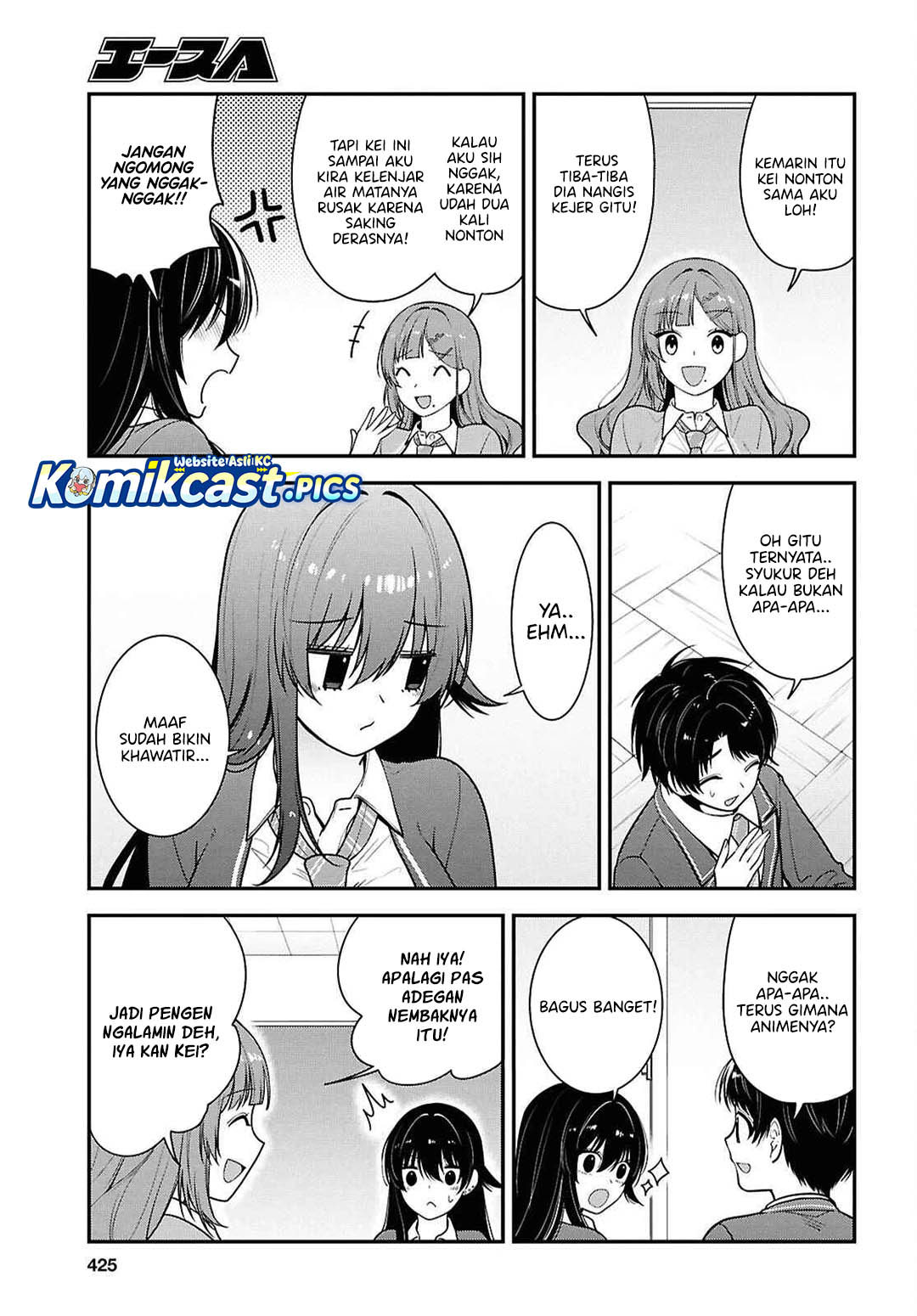 Tonari no Seki no Yankee Shimizu-san ga Kami o Kuroku Sometekita Chapter 12 Gambar 16