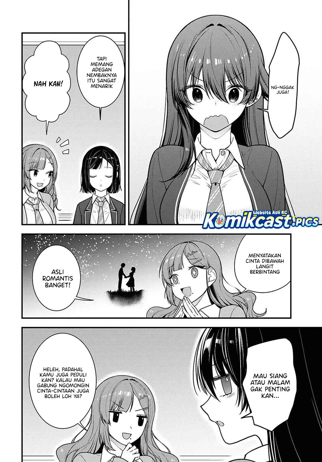 Tonari no Seki no Yankee Shimizu-san ga Kami o Kuroku Sometekita Chapter 12 Gambar 17