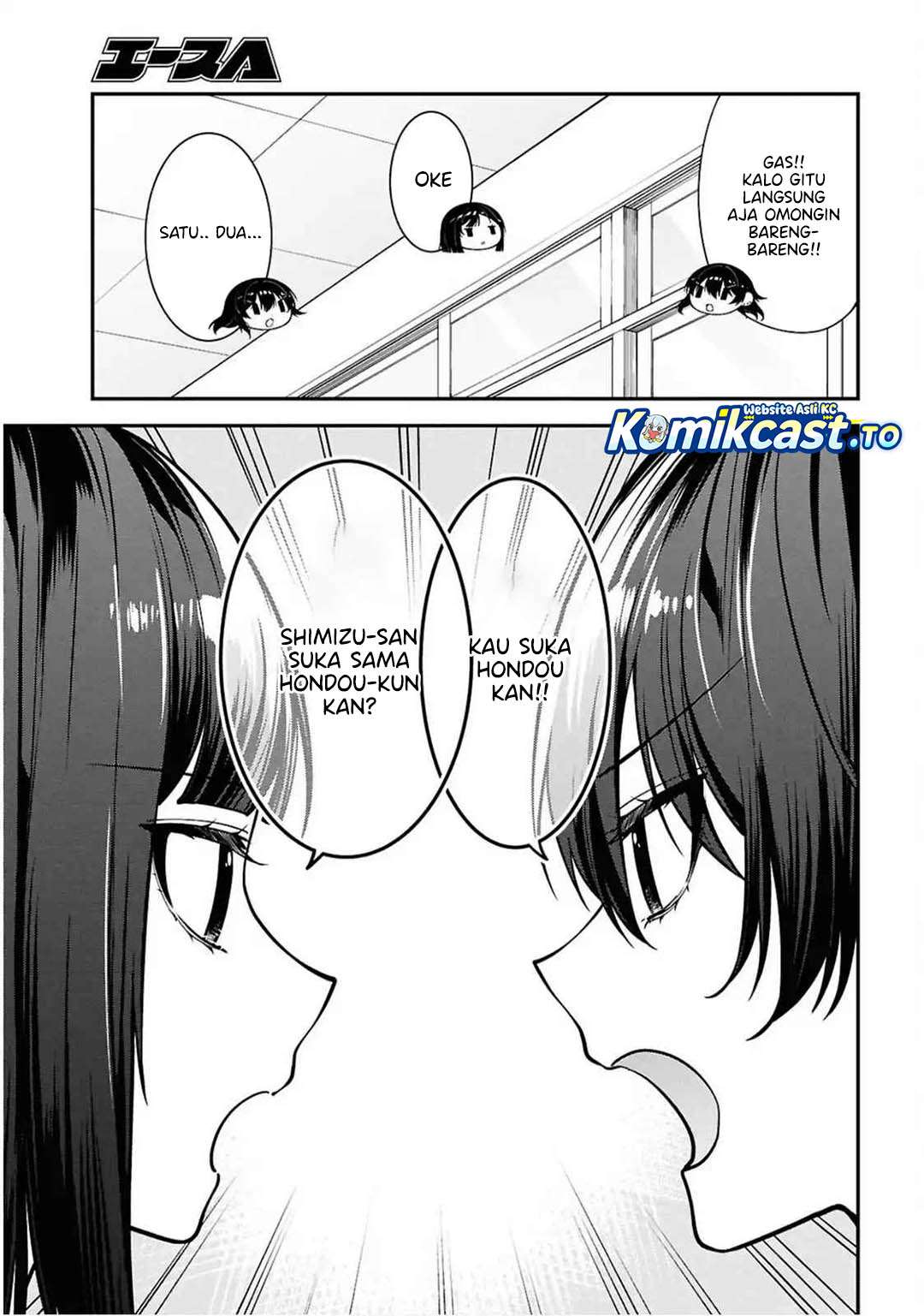 Tonari no Seki no Yankee Shimizu-san ga Kami o Kuroku Sometekita Chapter 13 Gambar 4