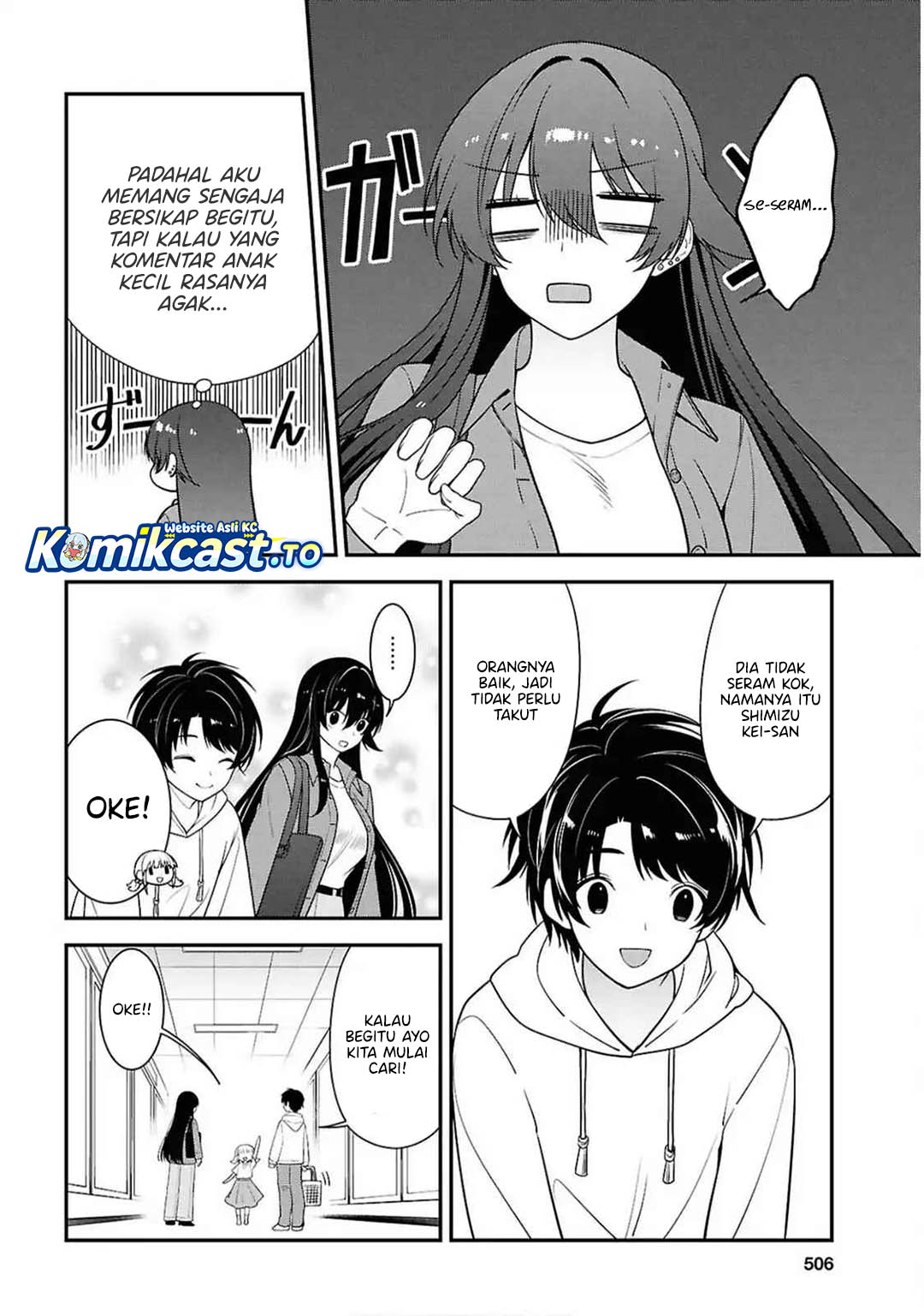 Tonari no Seki no Yankee Shimizu-san ga Kami o Kuroku Sometekita Chapter 13 Gambar 19