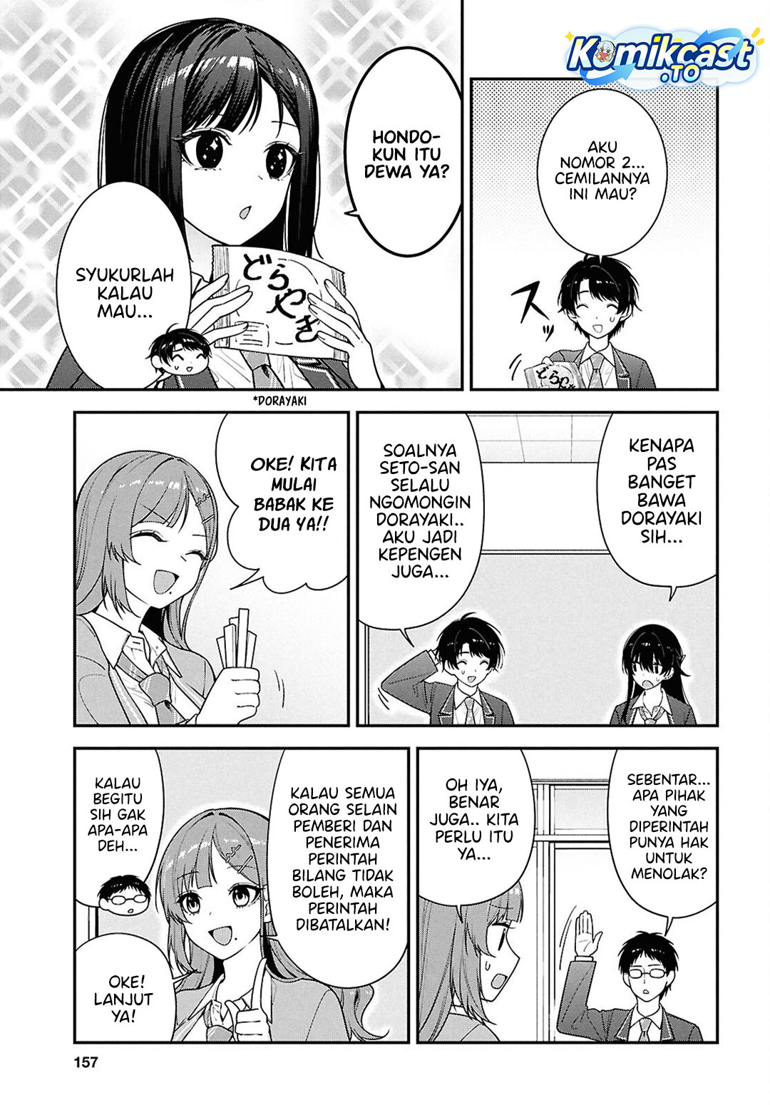 Tonari no Seki no Yankee Shimizu-san ga Kami o Kuroku Sometekita Chapter 14 Gambar 8