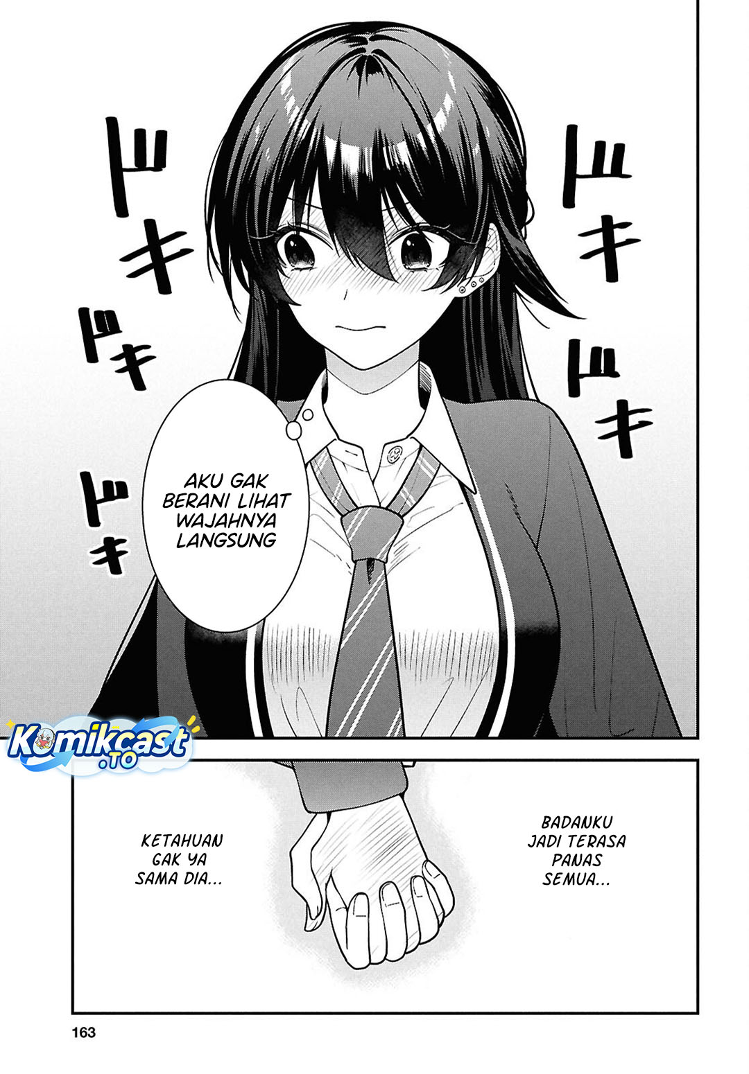 Tonari no Seki no Yankee Shimizu-san ga Kami o Kuroku Sometekita Chapter 14 Gambar 14