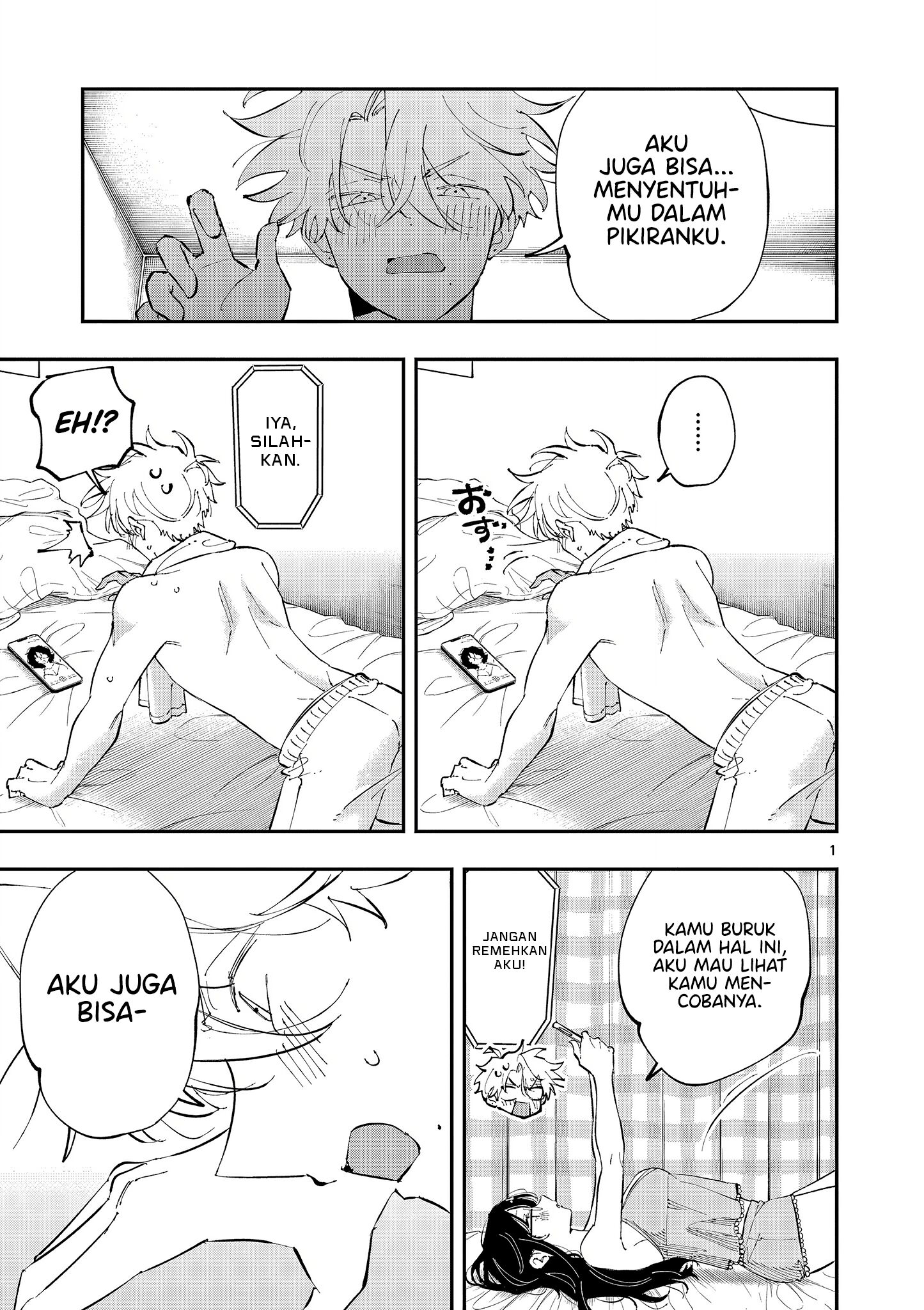 Tonari no Seki no Yatsu ga Souiu Me de Mitekuru Chapter 45 Gambar 1